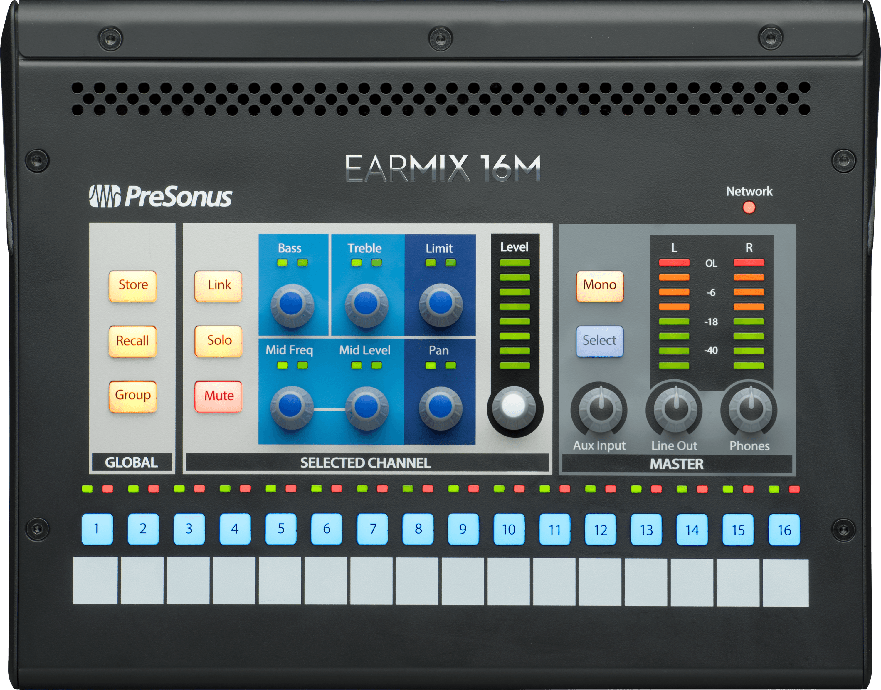 presonus-earmix-16m-mixeur-retour-personnel-16-canaux image 1