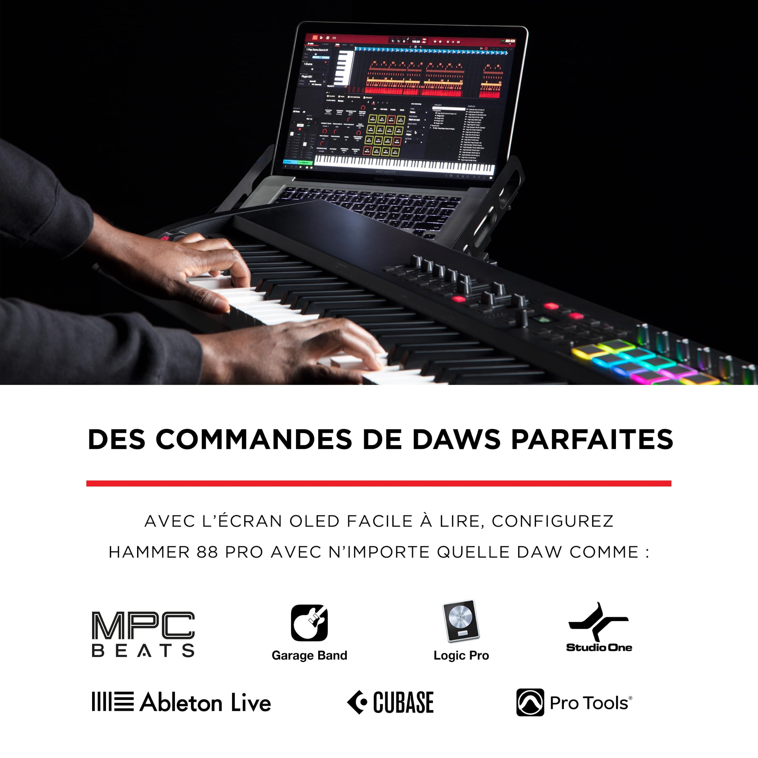 m-audio-hammer-88-pro-contr-leur-midi-88-touches-lest-es image 7
