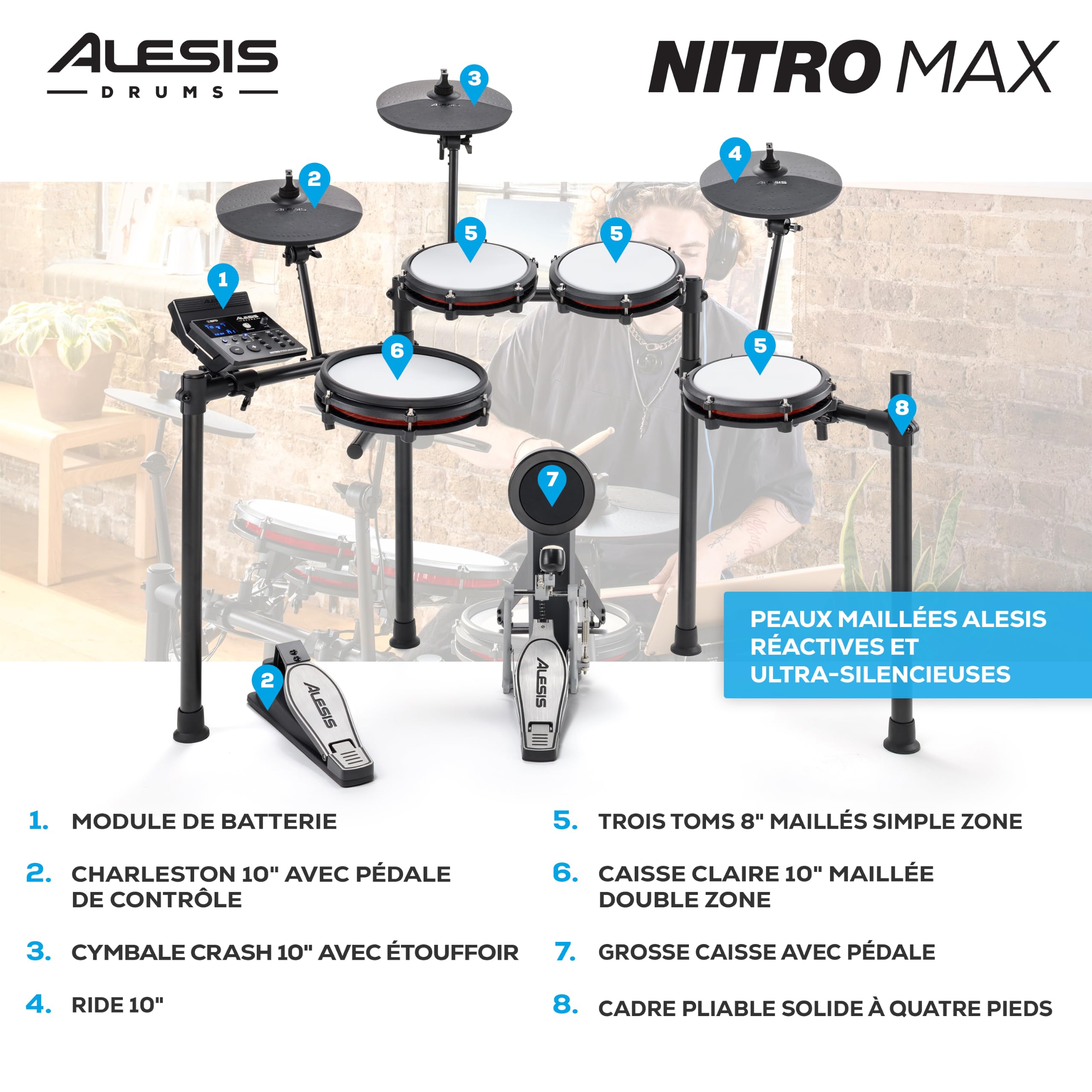 alesis-nitro-max-batterie-lectronique-mesh-bluetooth-440-sons image 6
