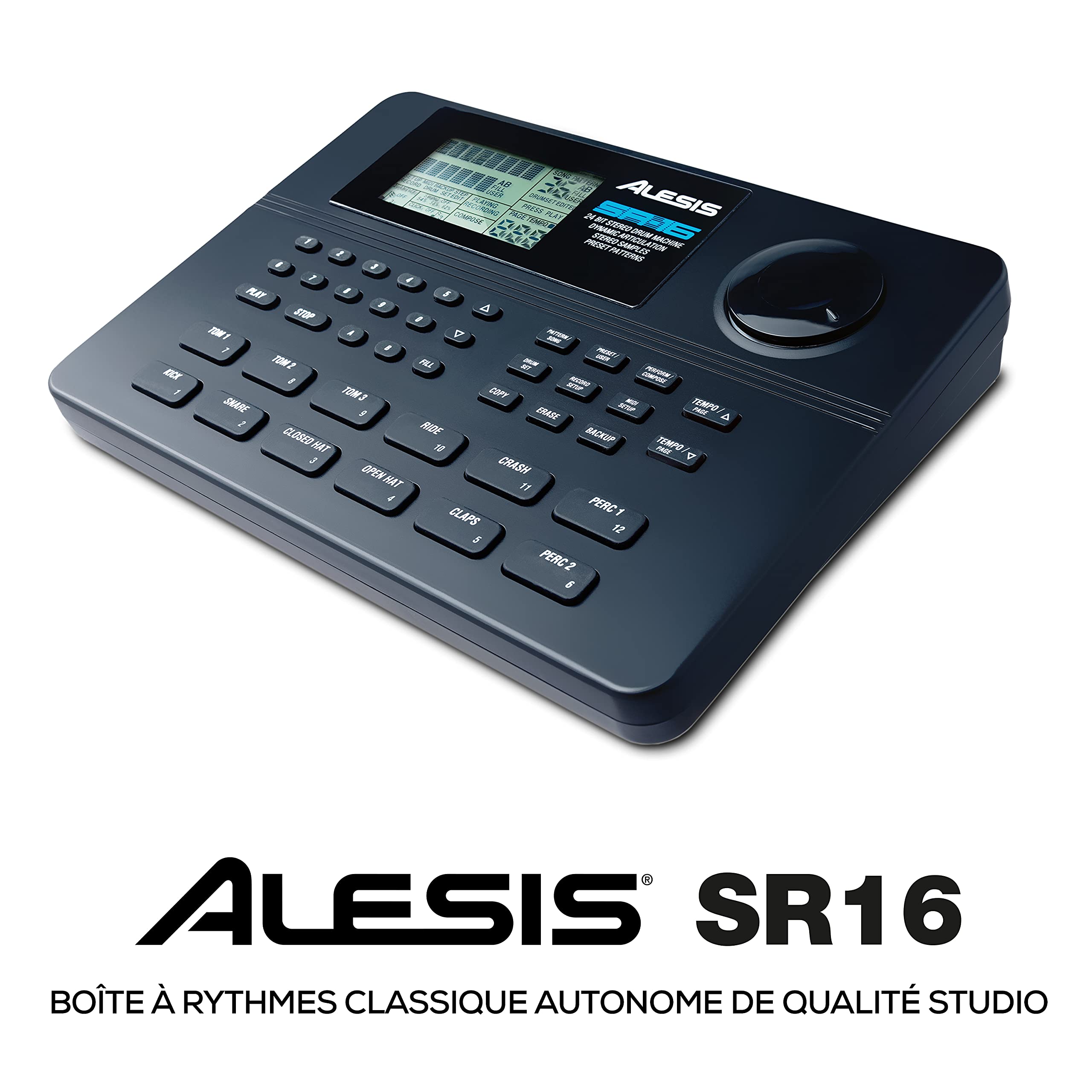 alesis-sr16-bo-te-rythmes-noire-12-pads-233-sons-midi image 7