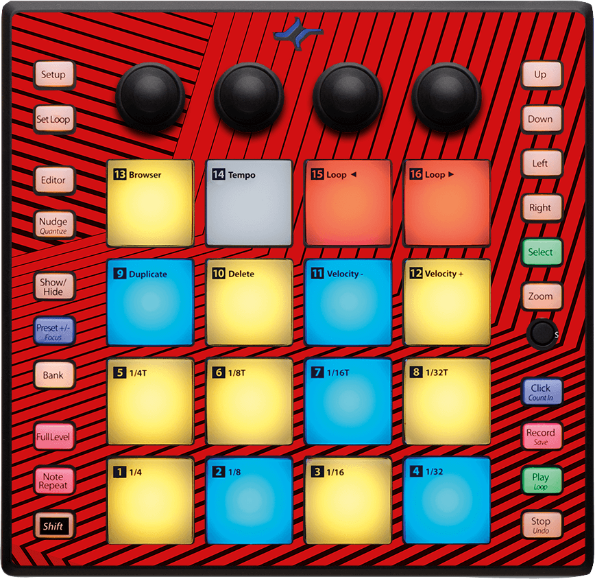 presonus-atom-skins-vinyle-adh-sif-gris-contr-leur-midi image 3
