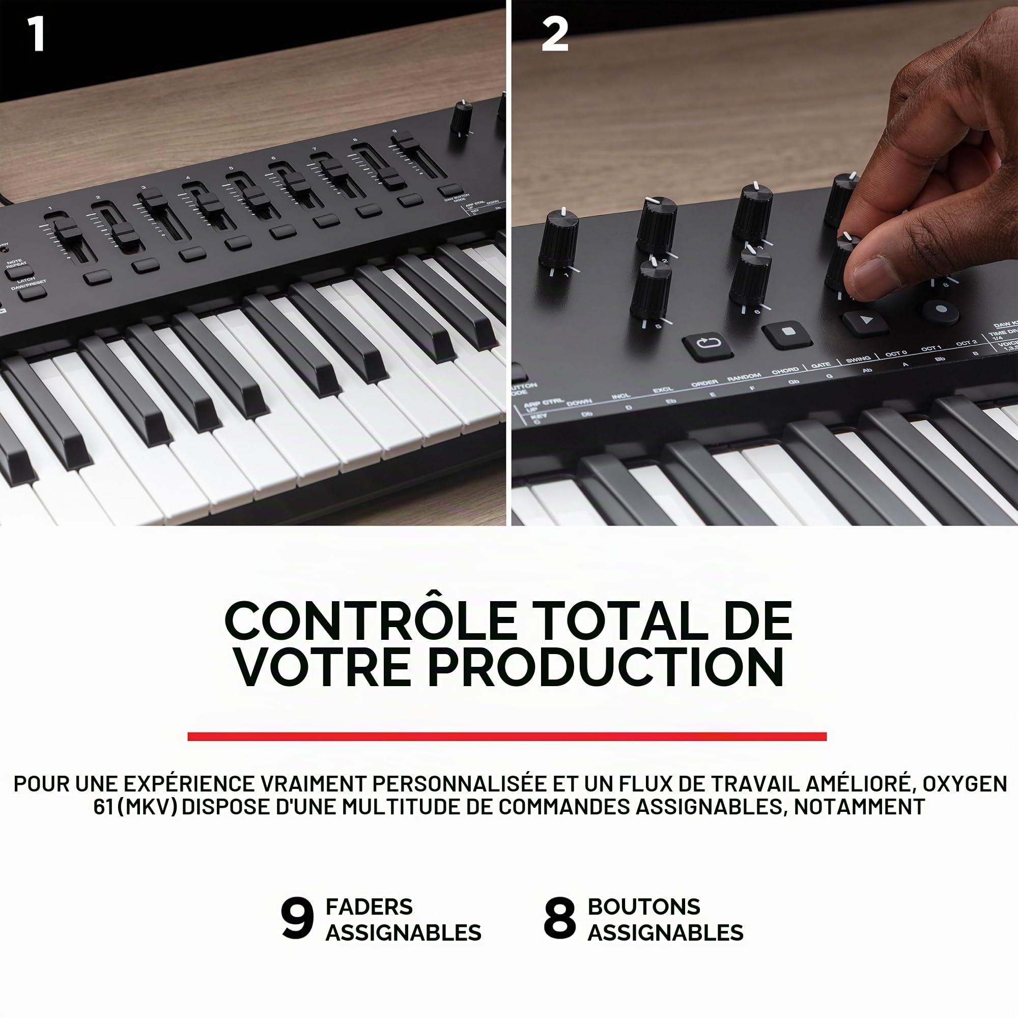 m-audio-oxygen-61-mkv-clavier-midi-61-touches image 5