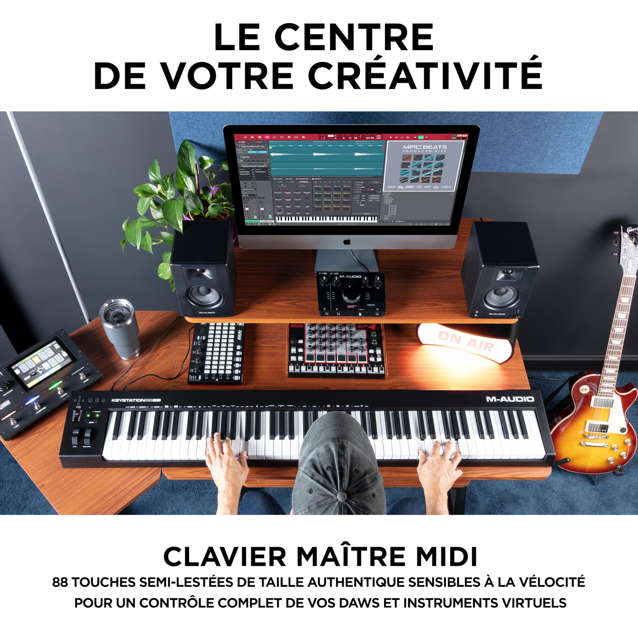 m-audio-keystation-88-mk3-clavier-midi-88-touches-noir image 2