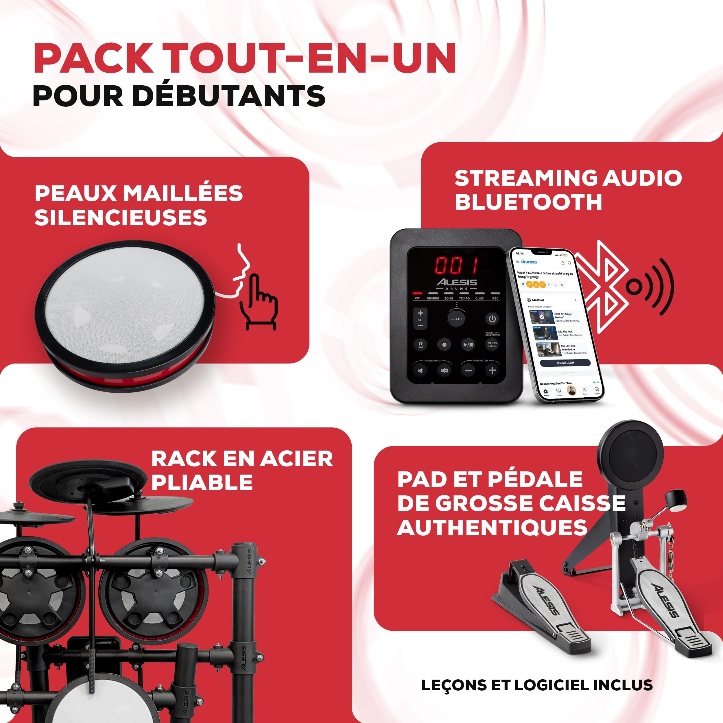 alesis-turbo-pro-batterie-lectronique-compl-te-8-pi-ces-peaux-maill-es image 2