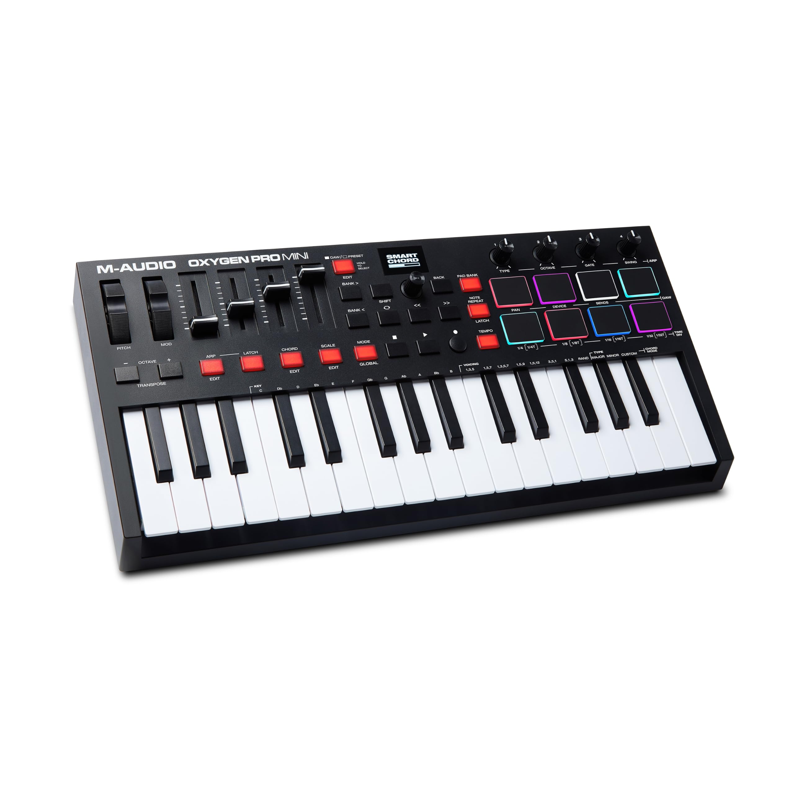 m-audio-oxygen-pro-mini-32-clavier-ma-tre-usb-noir-32-touches image 1