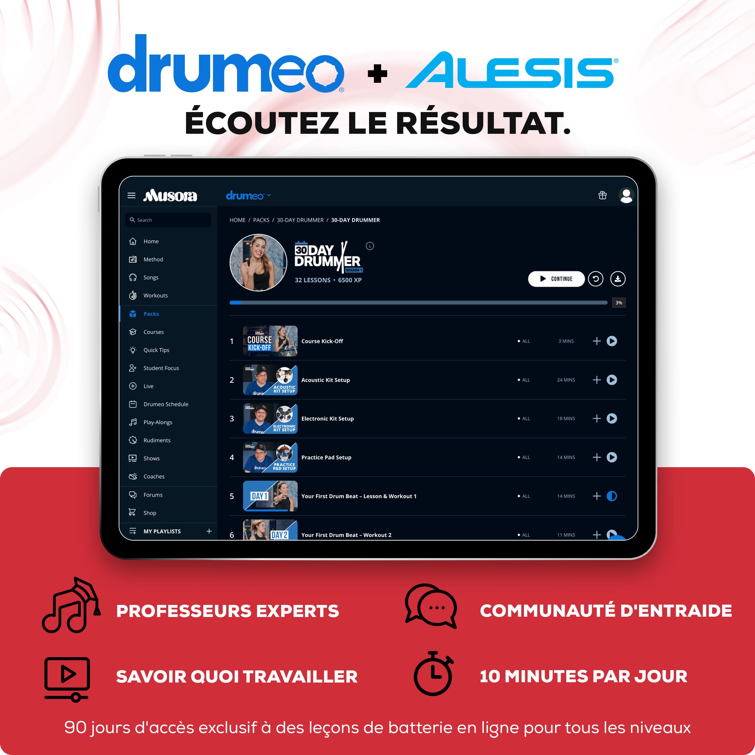 alesis-turbo-pro-batterie-lectronique-compl-te-8-pi-ces-peaux-maill-es image 8