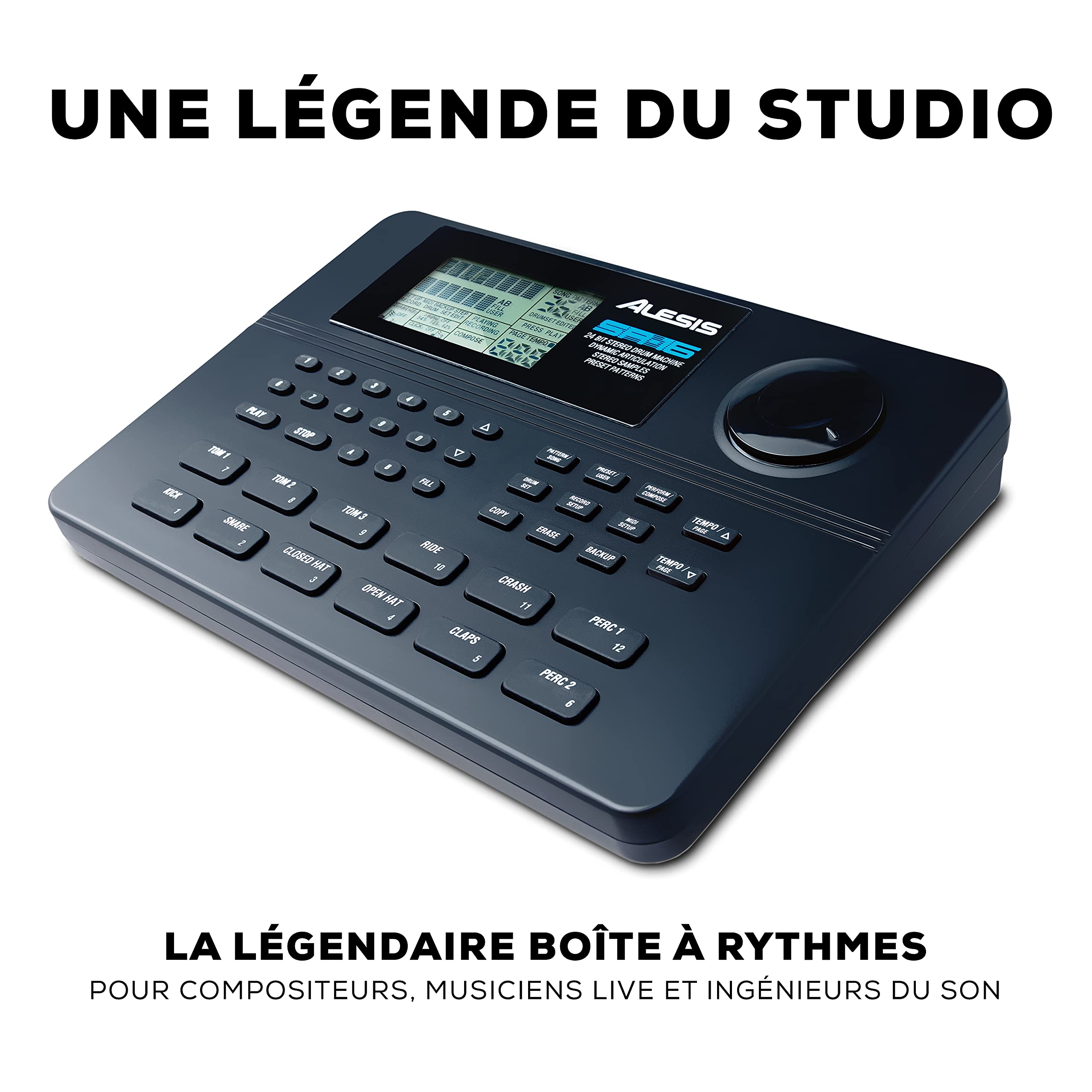 alesis-sr16-bo-te-rythmes-noire-12-pads-233-sons-midi image 2