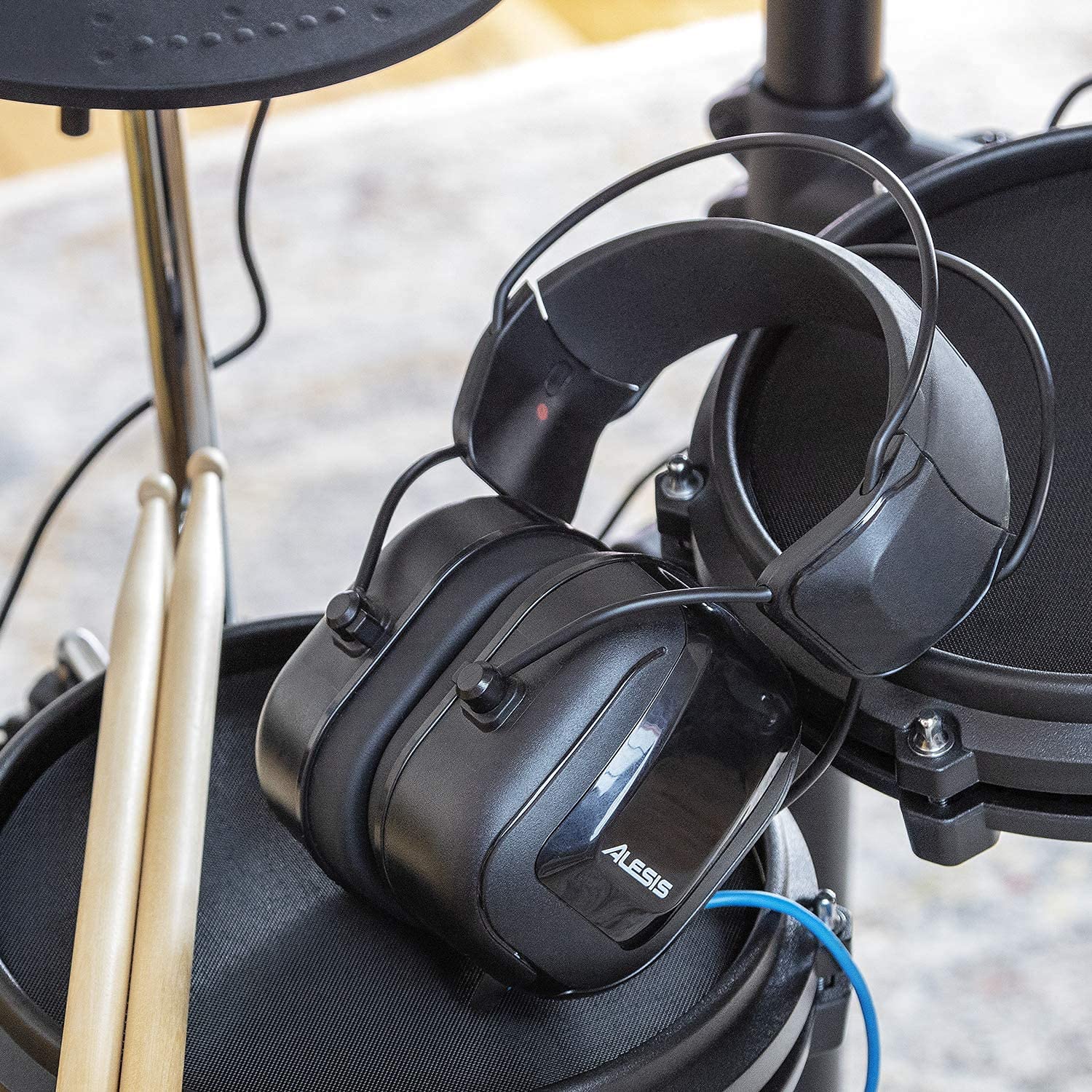 alesis-drp100-casque-batterie-lectronique-noir-ferm-40-mm image 2