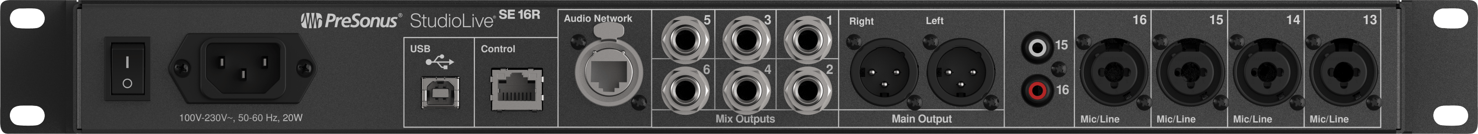 presonus-studiolive-se-16r-table-de-mixage-rack-16-pr-amplis-1u image 2