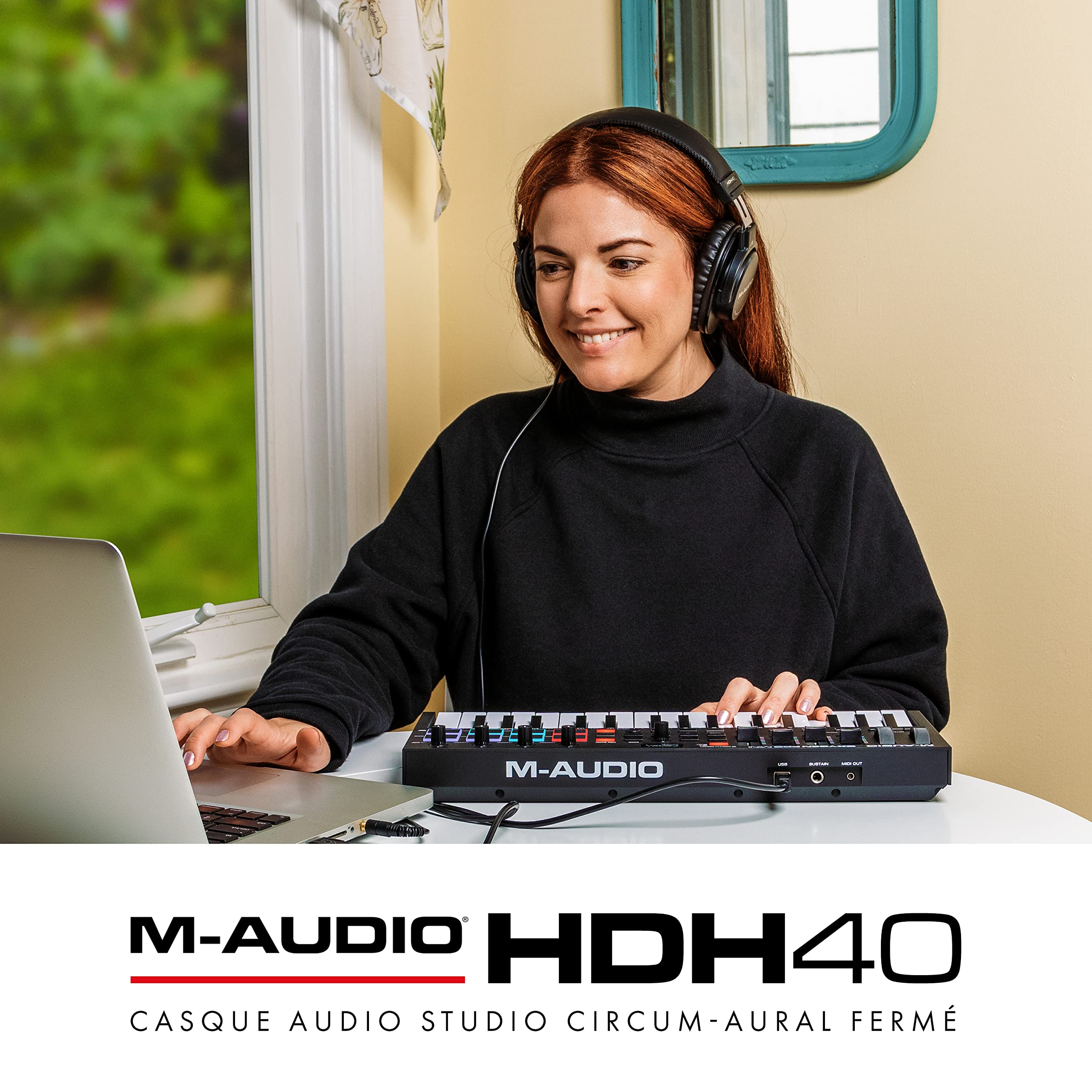 m-audio-hdh40-casque-studio-ferm-supra-auriculaire-40-mm image 8