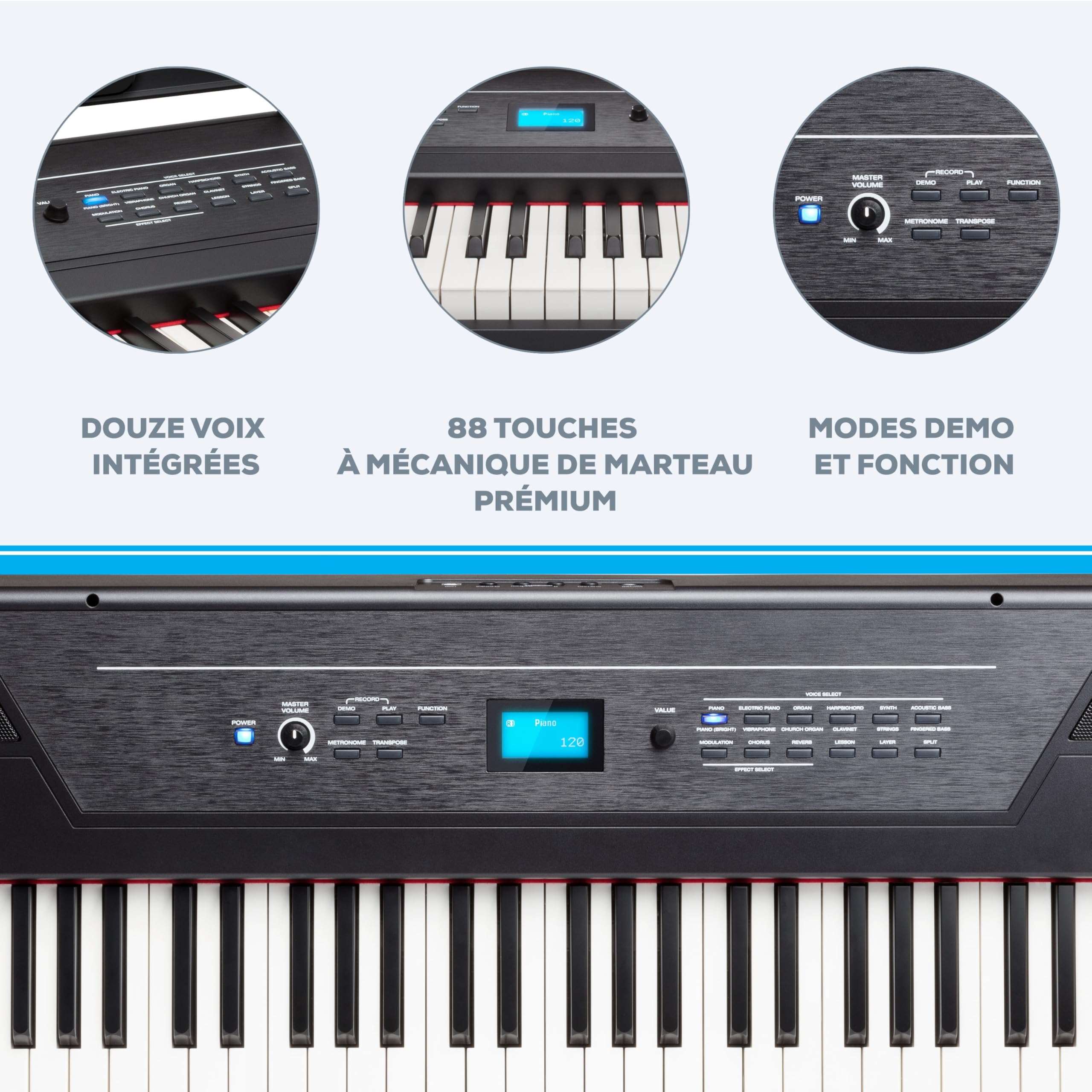 alesis-recital-pro-piano-num-rique-88-touches-marteau image 2