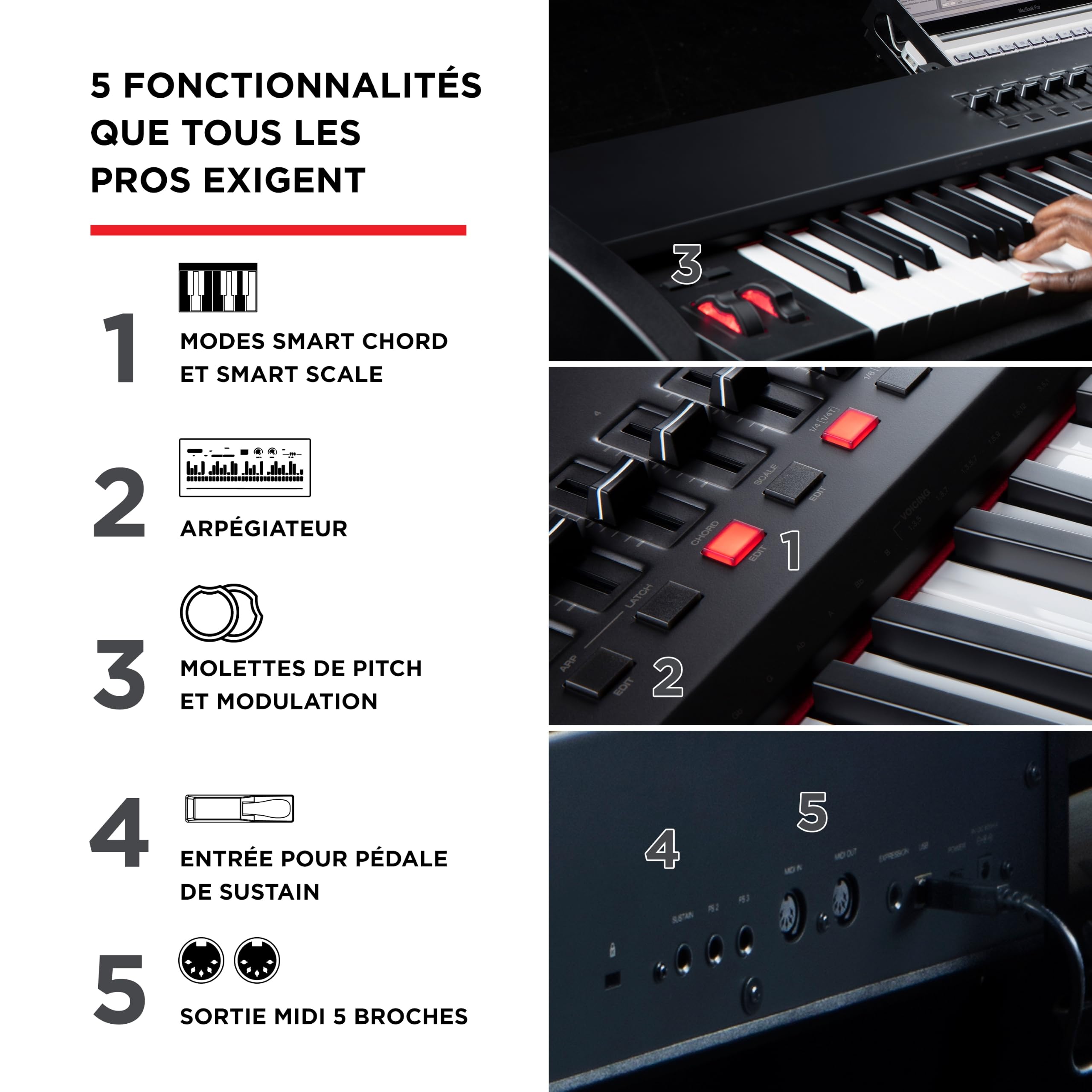 m-audio-hammer-88-pro-contr-leur-midi-88-touches-lest-es image 8