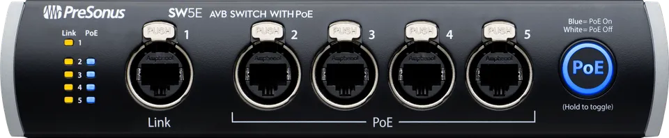 presonus-studiolive-sw5e-switch-r-seau-avb-5-ports-poe image 1