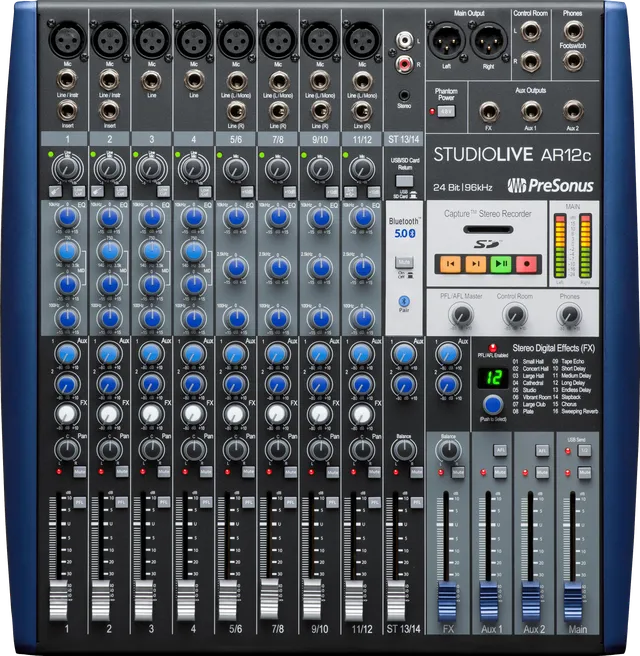 presonus-studiolive-ar12c-table-mixage-analogique-12-canaux image 1
