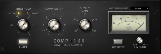 presonus-studio-fat-channel-comp-160-plugin-compresseur-vca image 1