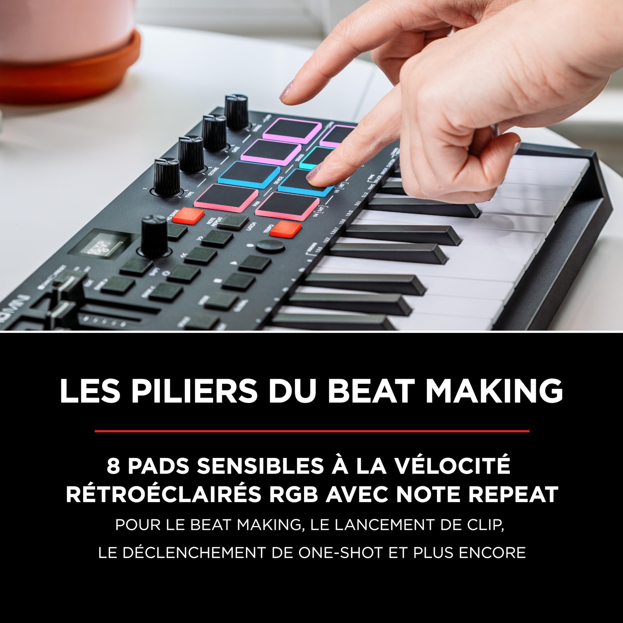 m-audio-oxygen-pro-mini-32-clavier-ma-tre-usb-noir-32-touches image 5