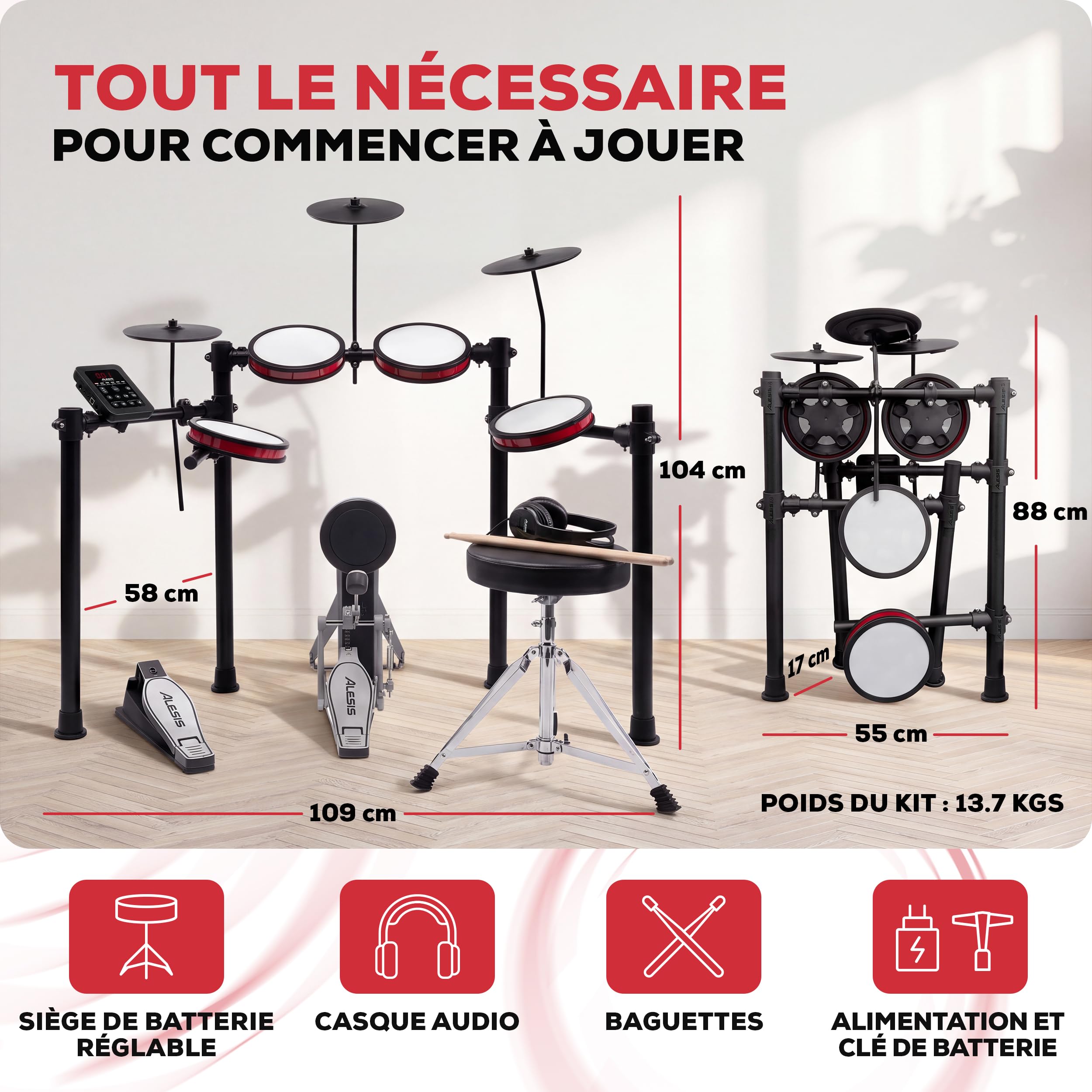 alesis-turbo-pro-batterie-lectronique-compl-te-8-pi-ces-peaux-maill-es image 3
