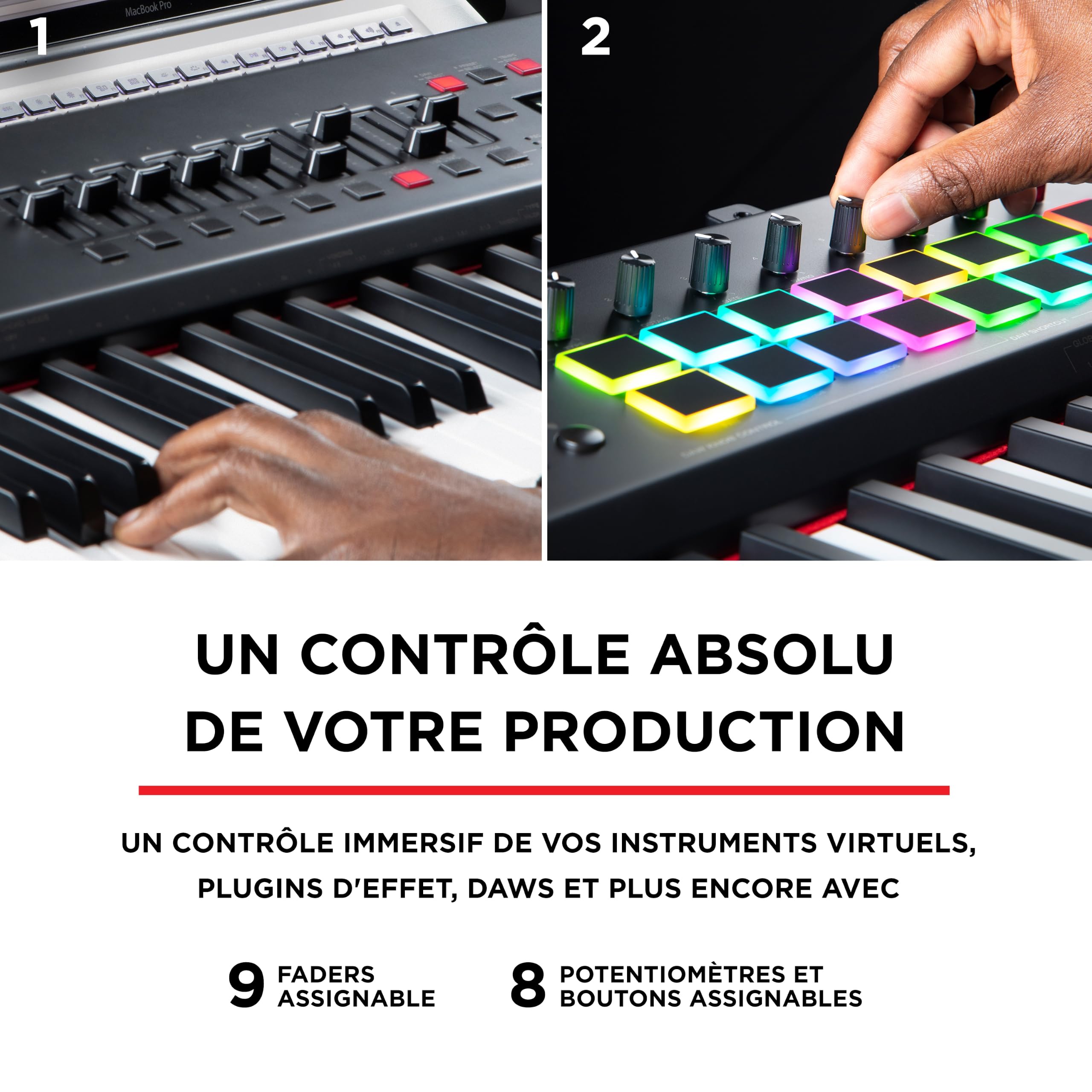 m-audio-hammer-88-pro-contr-leur-midi-88-touches-lest-es image 4