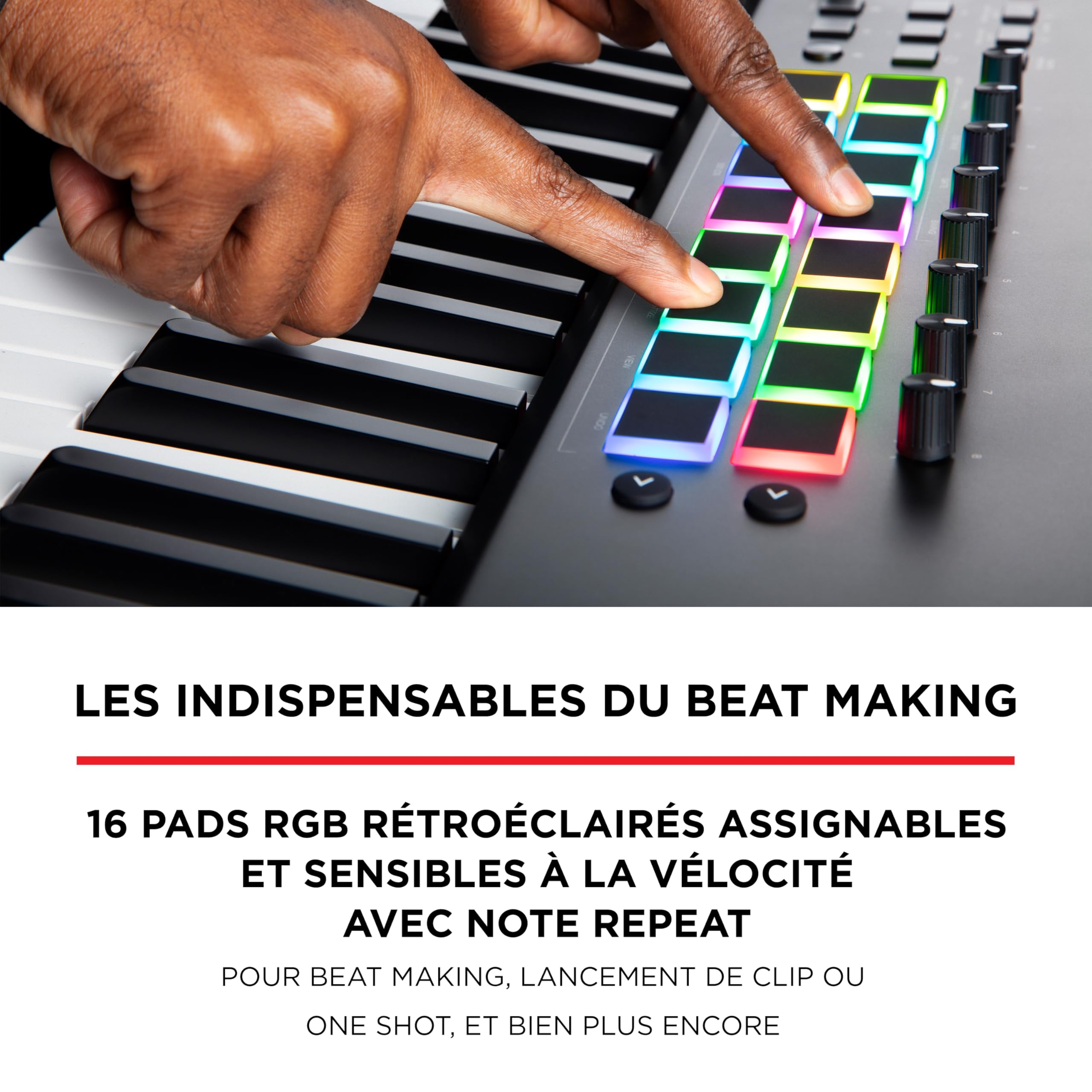 m-audio-hammer-88-pro-contr-leur-midi-88-touches-lest-es image 5
