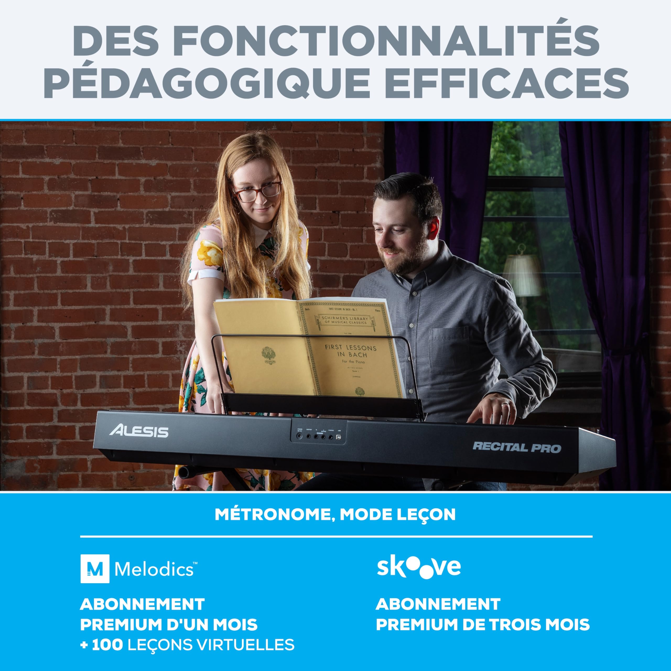 alesis-recital-pro-piano-num-rique-88-touches-marteau image 5