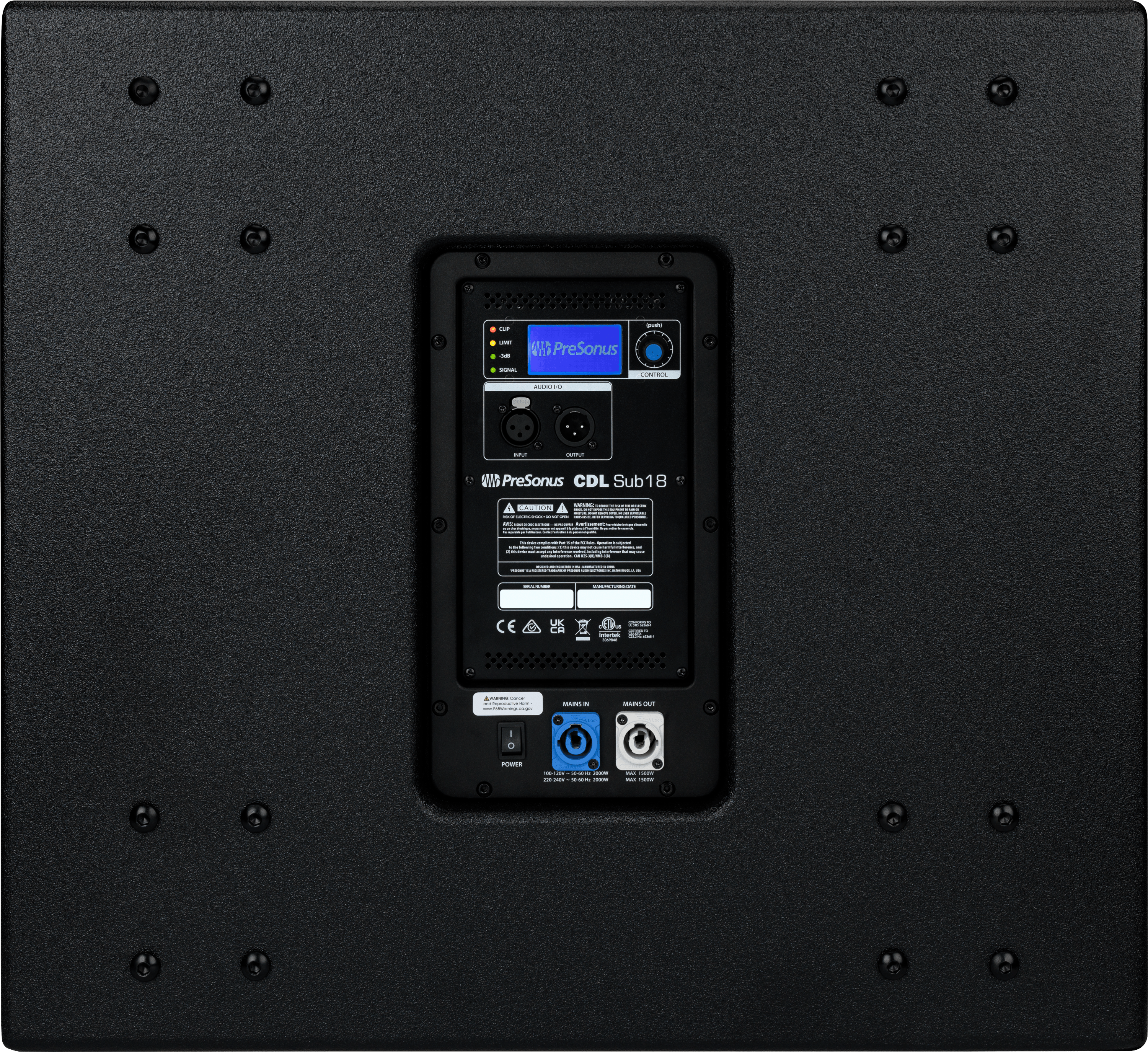 presonus-cdl-sub18-caisson-basse-actif-18-pouces-2000-w image 2