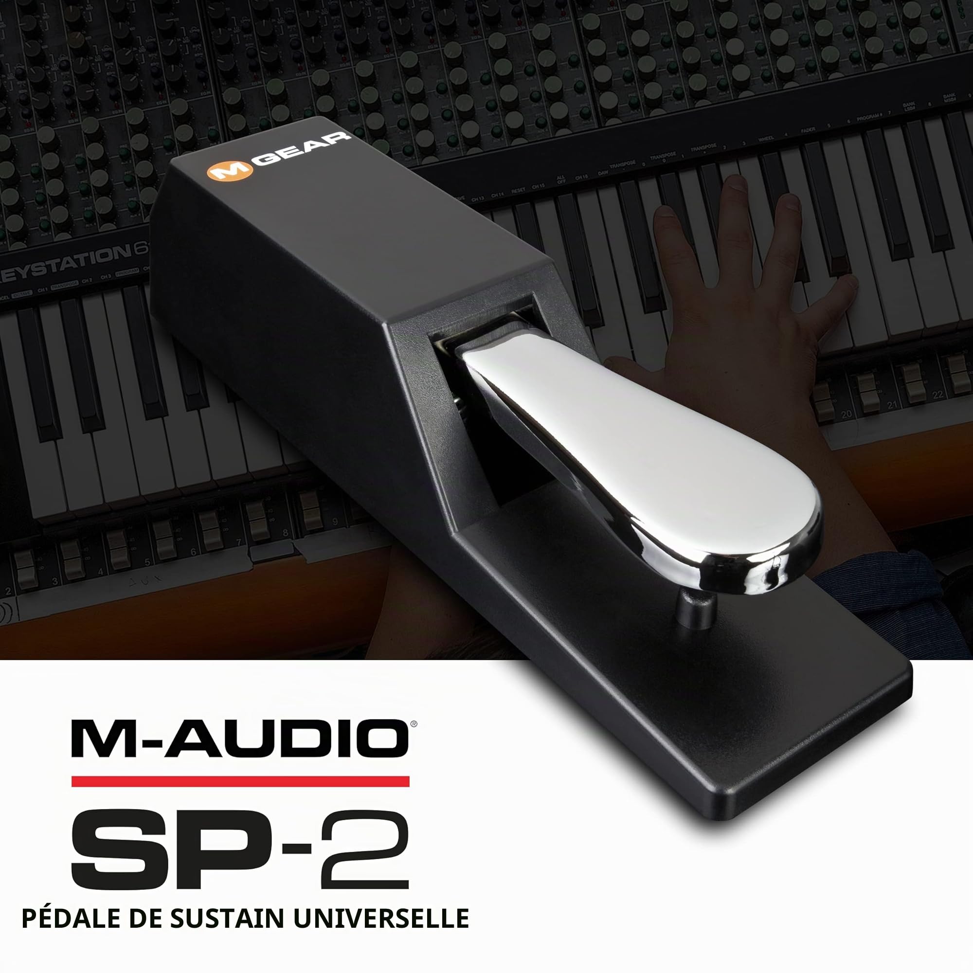 m-audio-sp-2-p-dale-de-sustain-universelle-chrome image 7