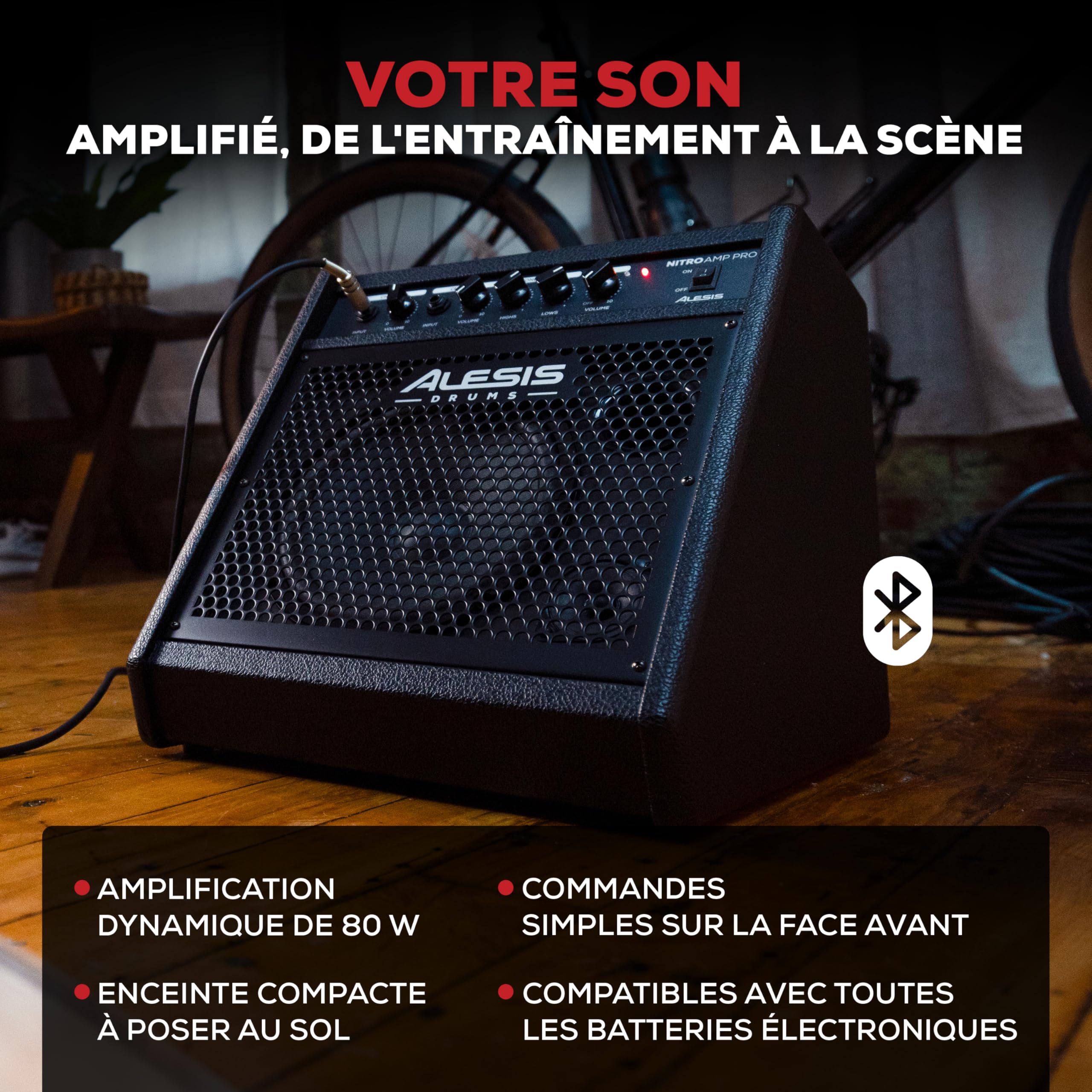 alesis-nitro-amp-pro-ampli-batterie-80w-8-bluetooth image 2