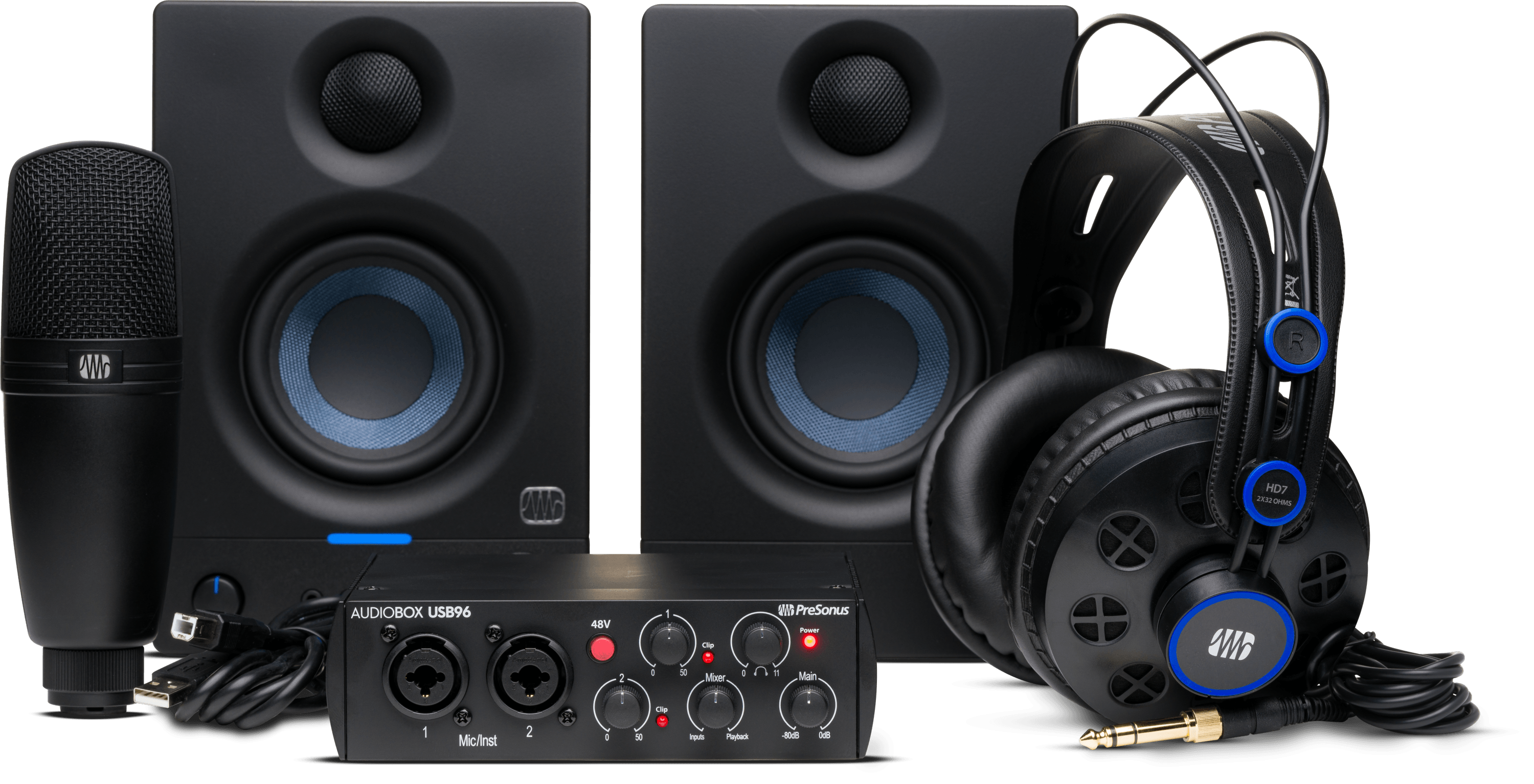 presonus-audiobox-usb-96-bundle-studio-complet-eris-3-5 image 1