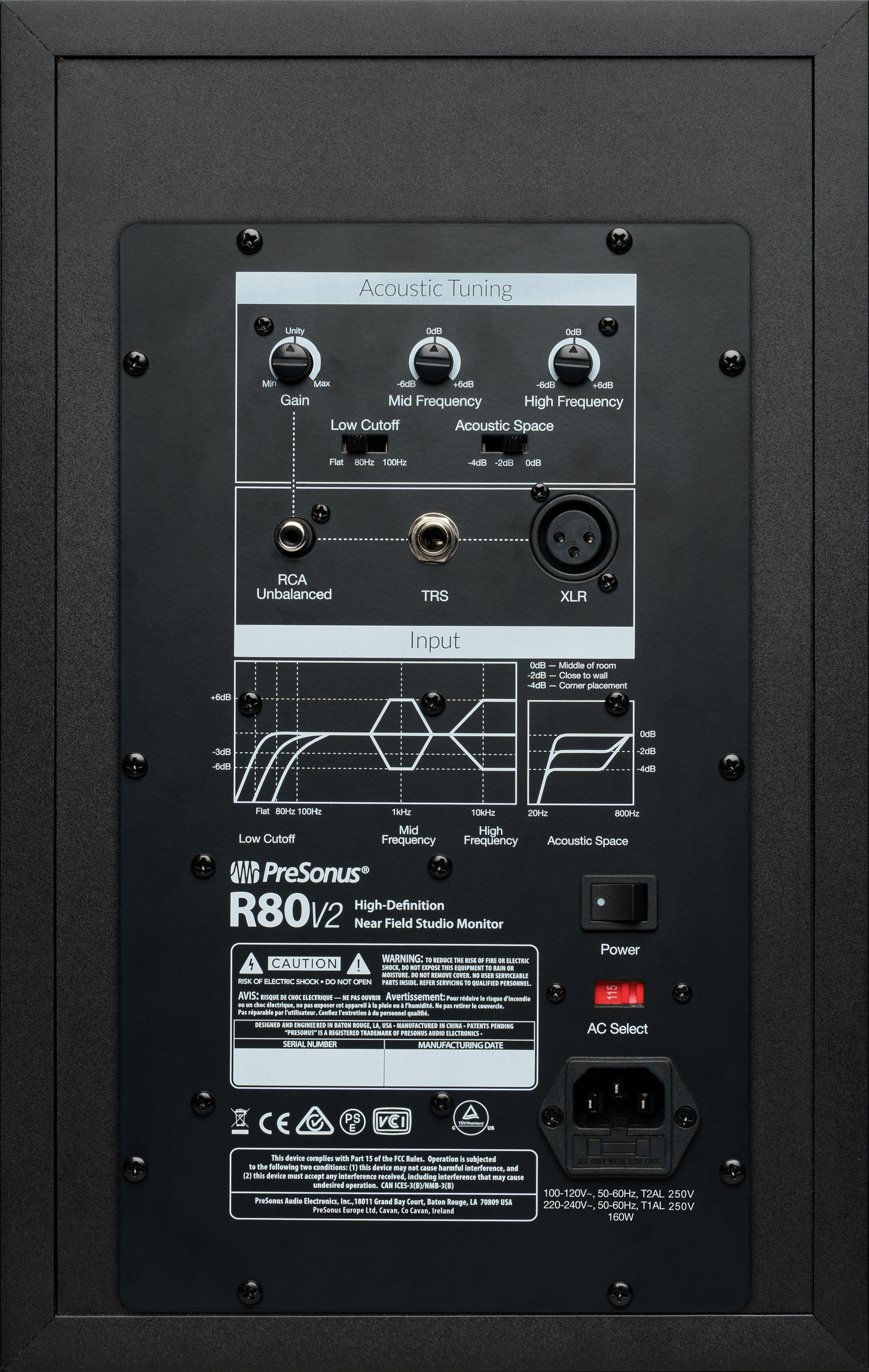 presonus-r-r80-v2-enceinte-monitoring-studio-8-pouces image 2