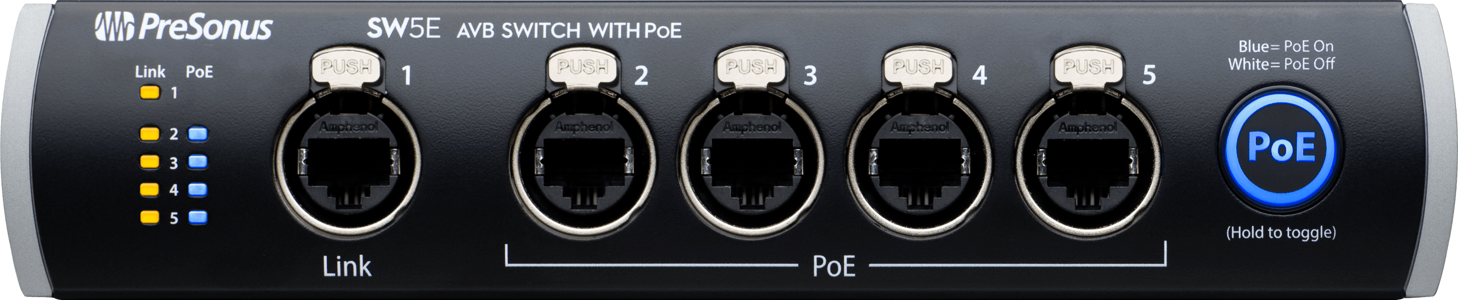 presonus-studiolive-sw5e-switch-r-seau-avb-5-ports-poe image 1