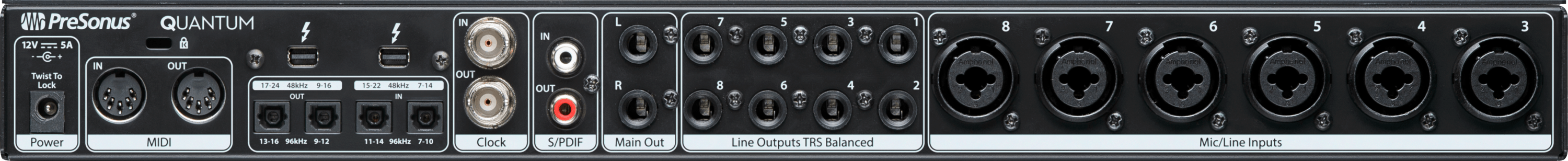 presonus-quantum-interface-audio-thunderbolt-26x32-24-192 image 2