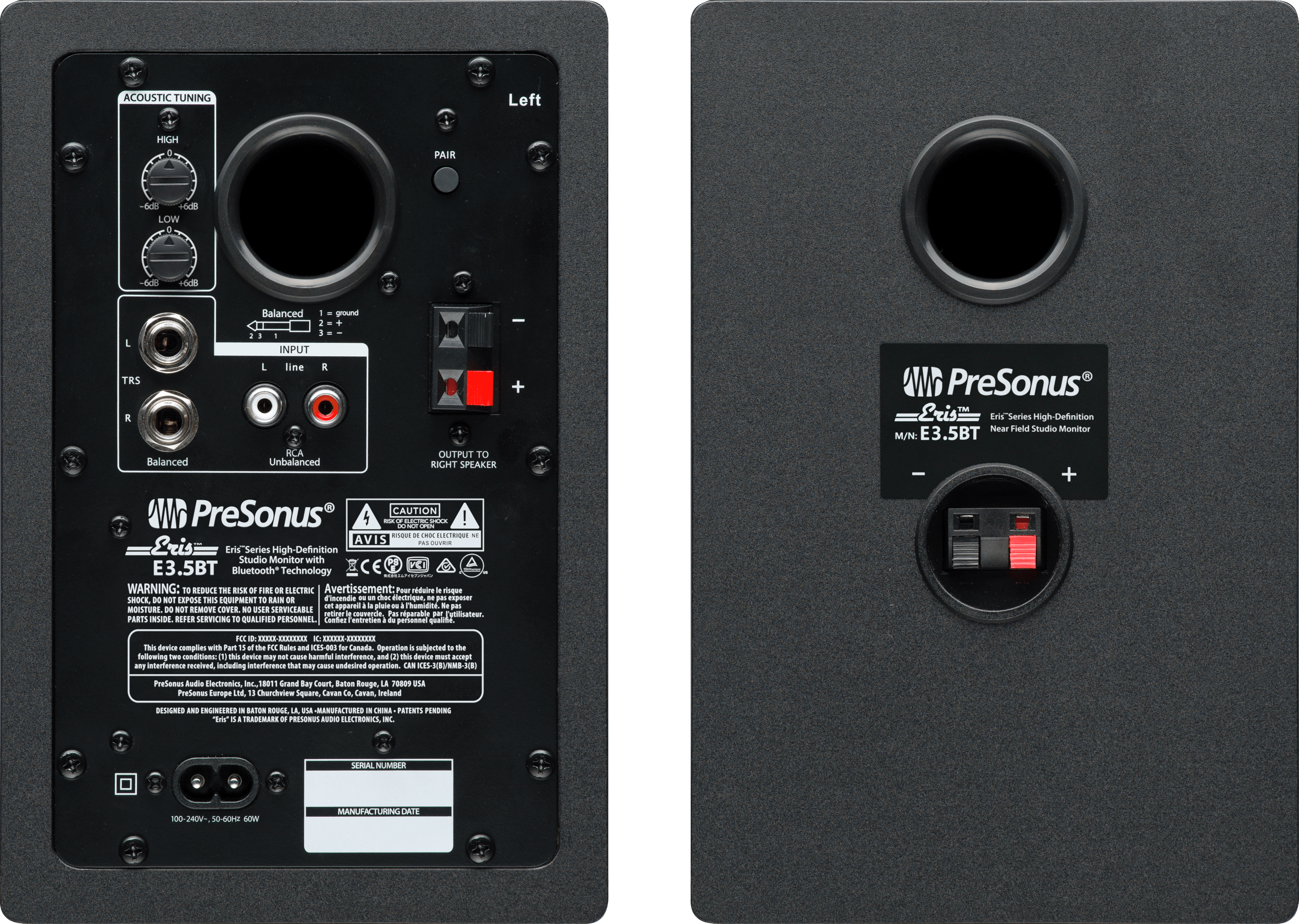 presonus-eris-e3-5-bt-moniteur-studio-bluetooth-3-5 image 2