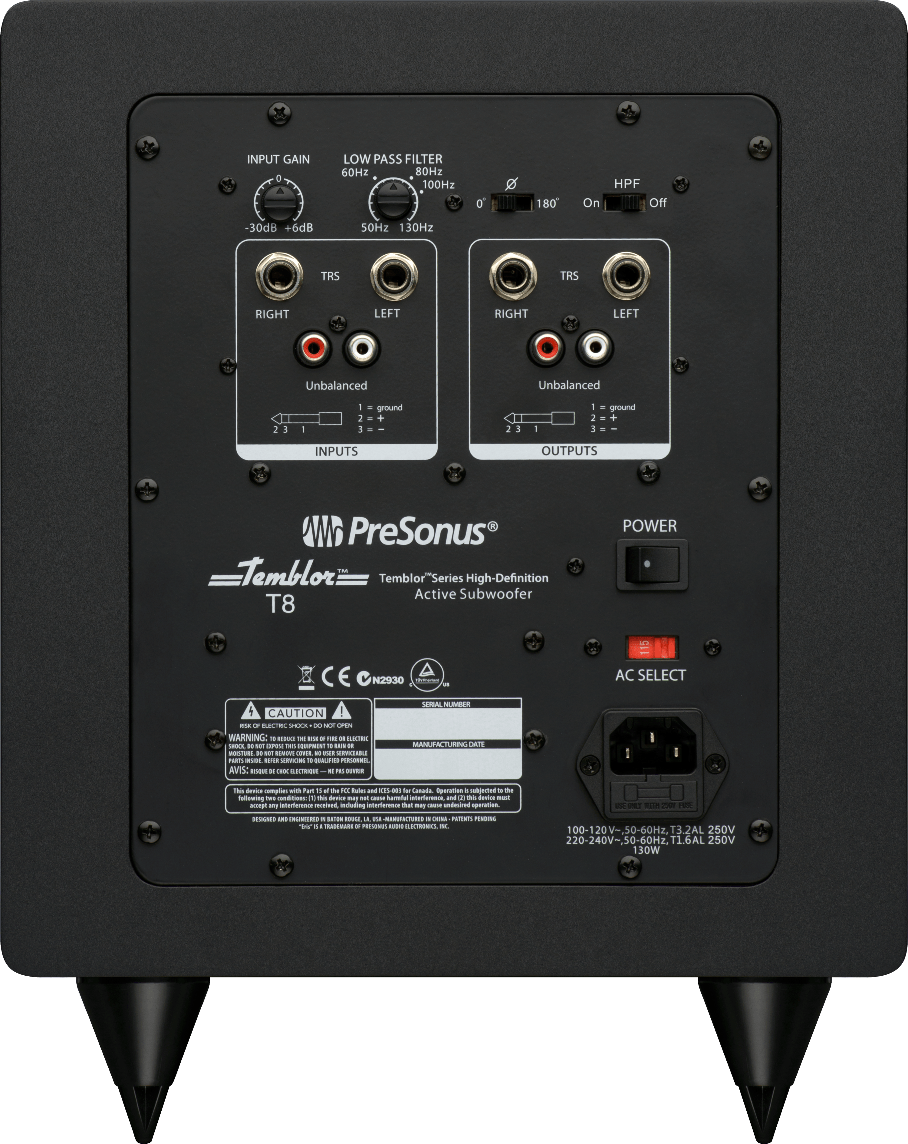 presonus-temblor-t8-caisson-studio-actif-8-pouces image 2