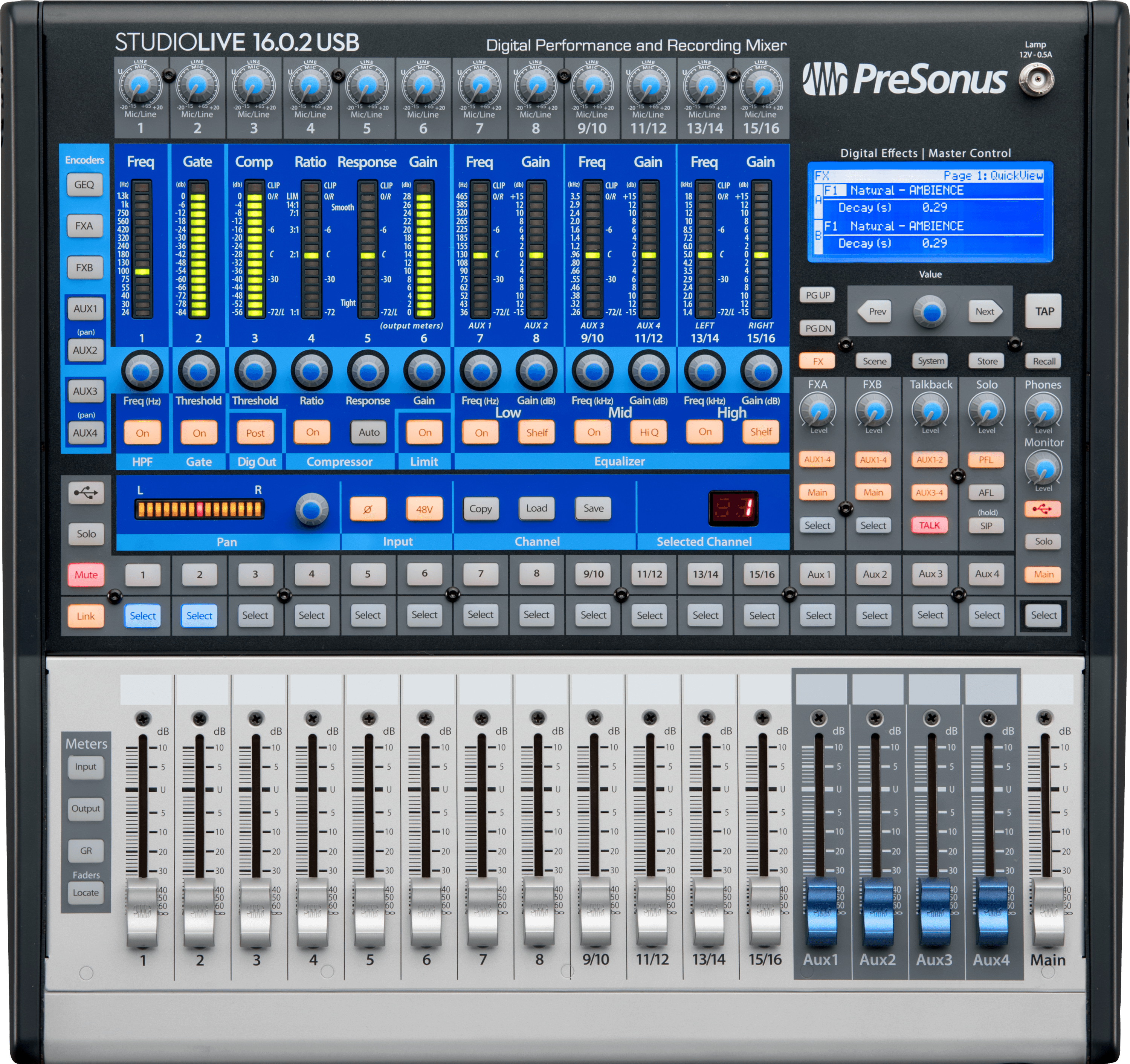 presonus-studiolive-16-0-2-usb-console-mixage-num-rique-16-entr-es image 1