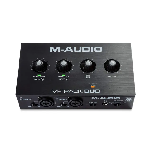 m-audio-m-track-duo-interface-audio-usb-48khz-2-xlr image 1