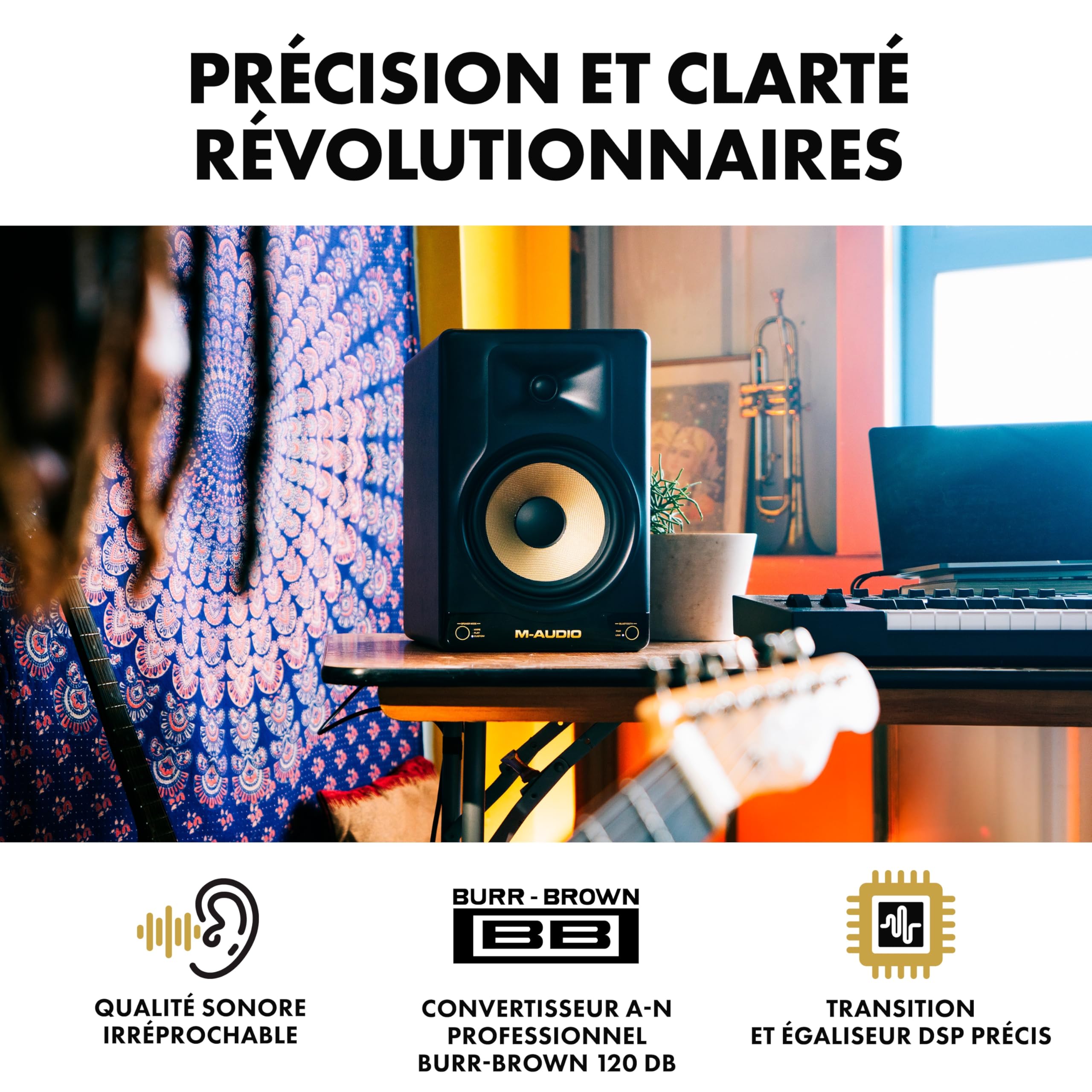 m-audio-forty-sixty-moniteur-studio-6-5-neutre-100w image 4