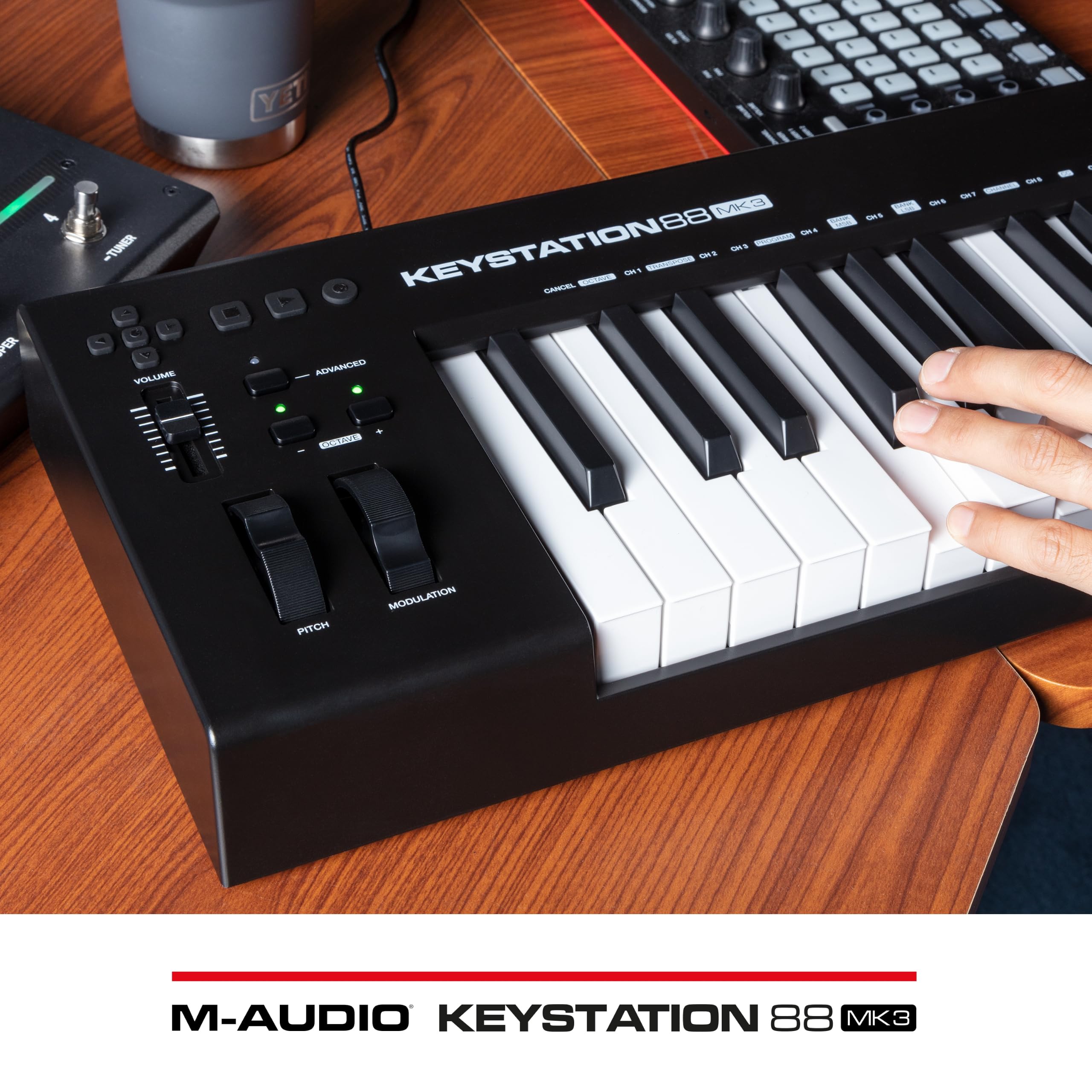 m-audio-keystation-88-mk3-clavier-midi-88-touches-noir image 8
