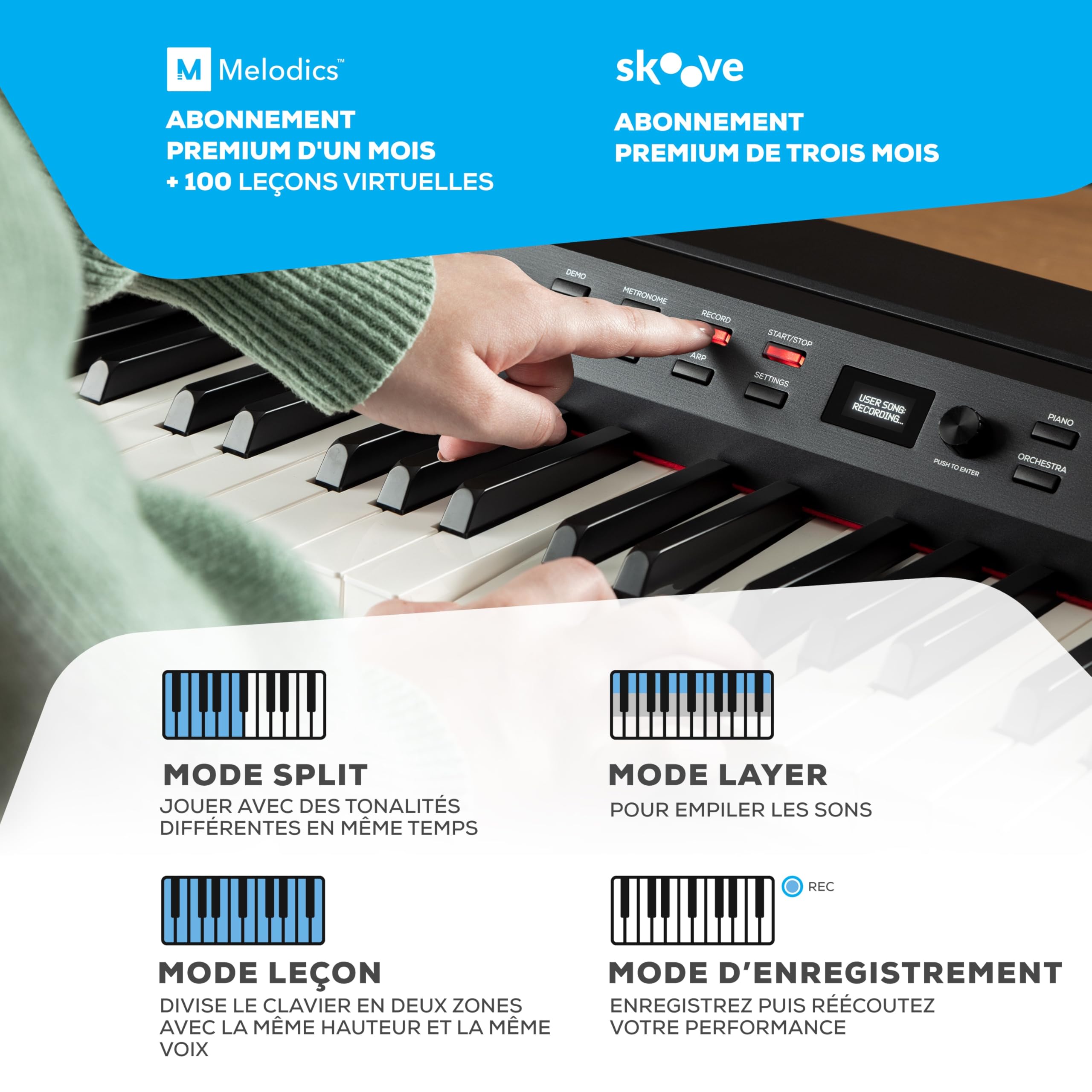 alesis-prestige-artist-piano-num-rique-88-touches-marteaux-30-sons image 5