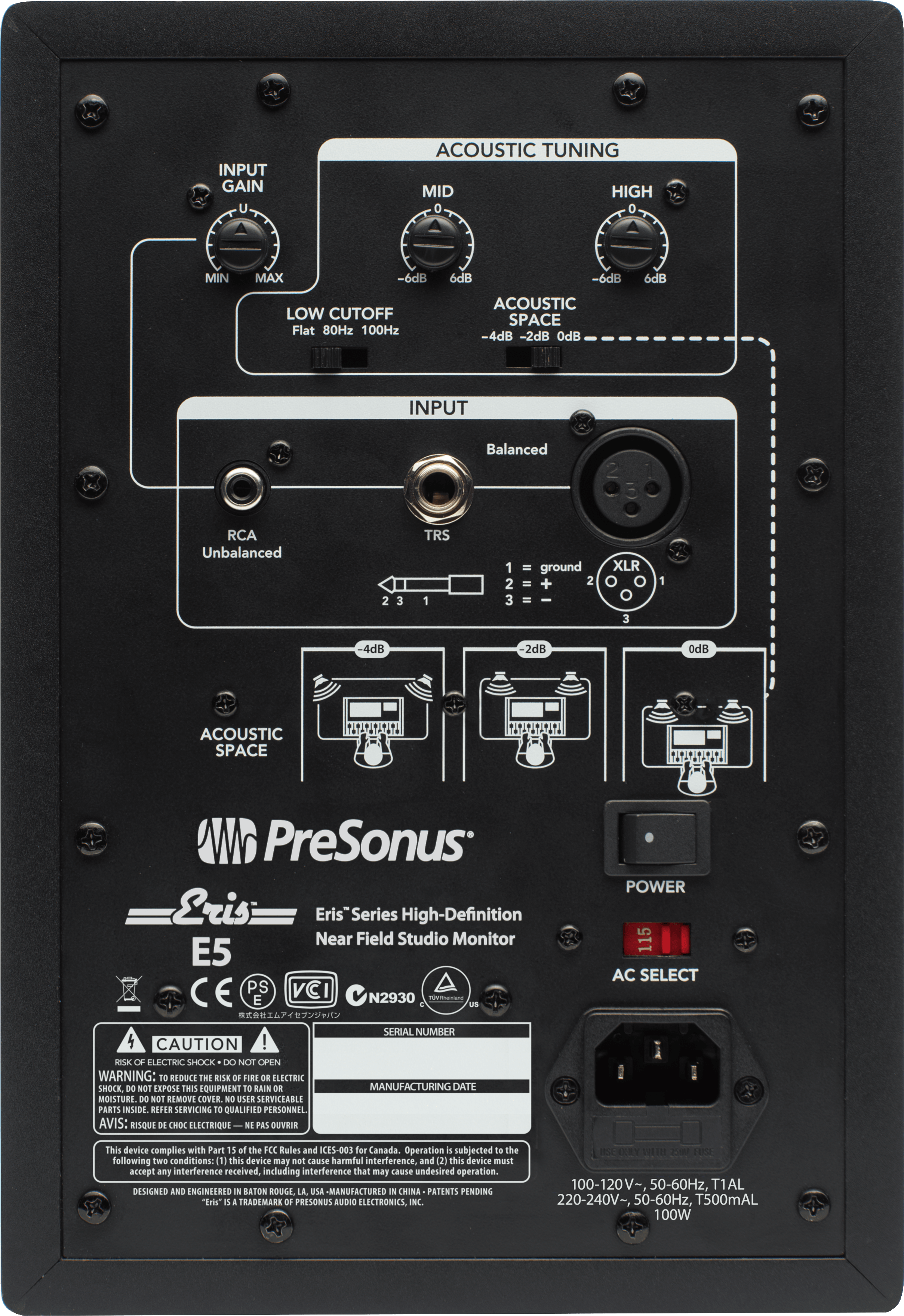presonus-eris-e5-enceinte-monitoring-active-5-pouces image 2