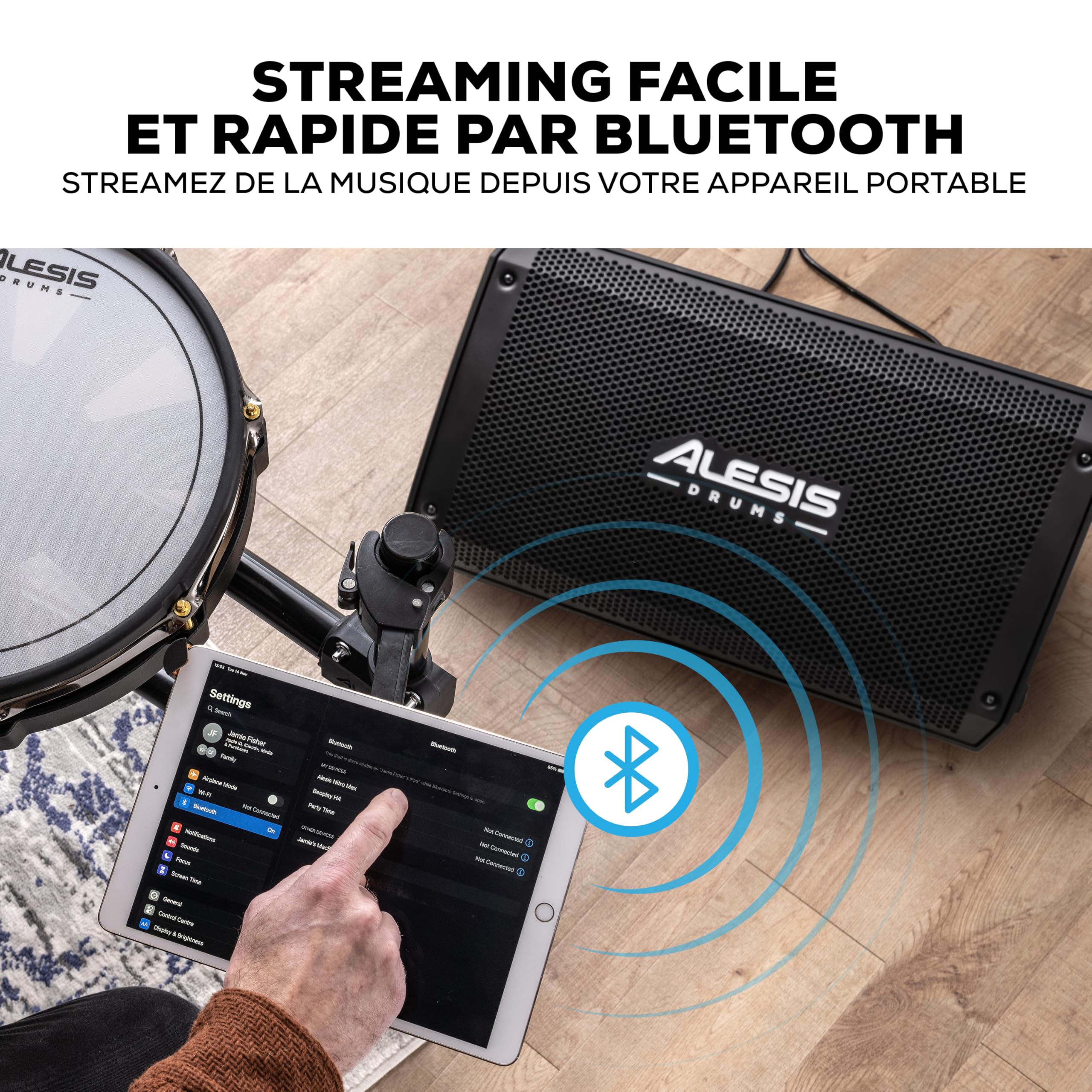 alesis-strike-amp-12-mk2-ampli-batterie-12-2500w-bluetooth image 4