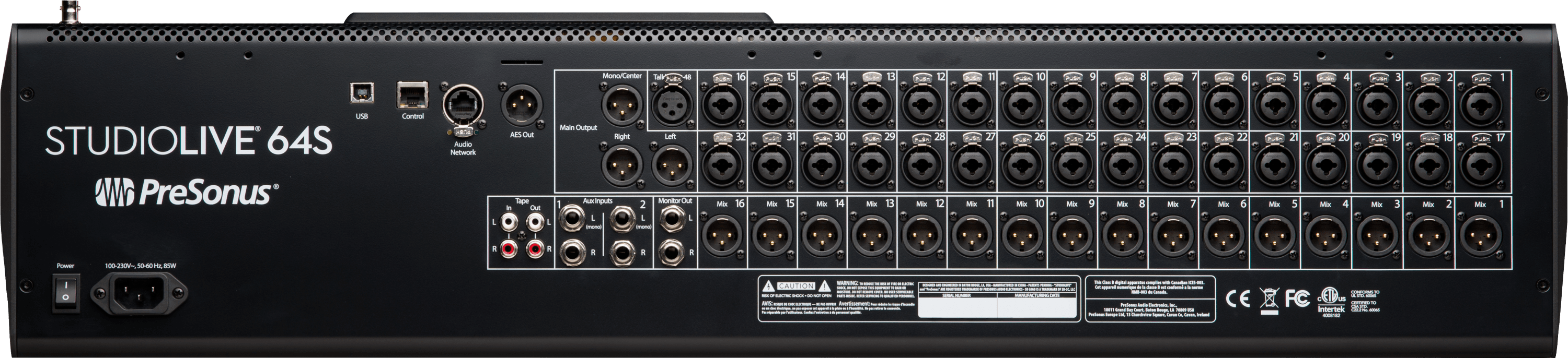 presonus-studiolive-64s-console-num-rique-64-canaux-usb-avb image 2