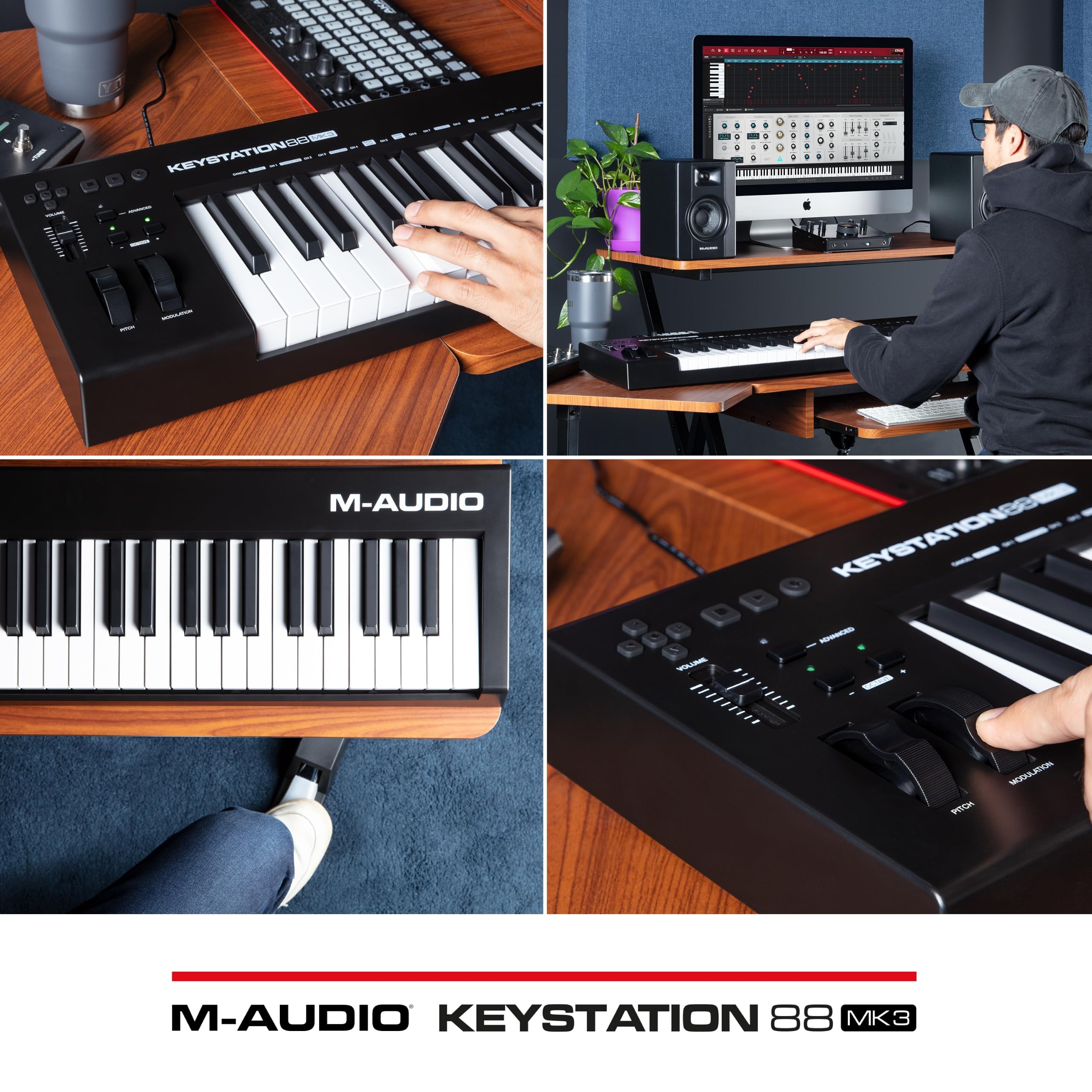 m-audio-keystation-88-mk3-clavier-midi-88-touches-noir image 7