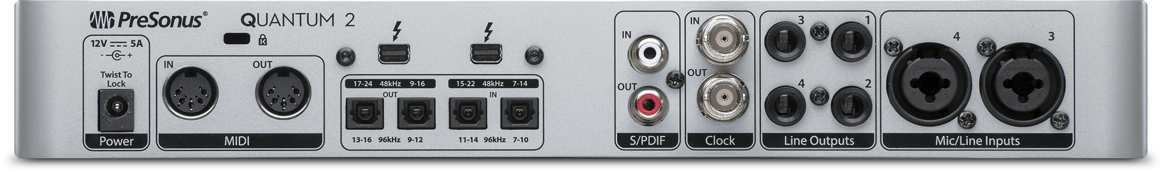 presonus-quantum-quantum-2-interface-audio-thunderbolt image 2