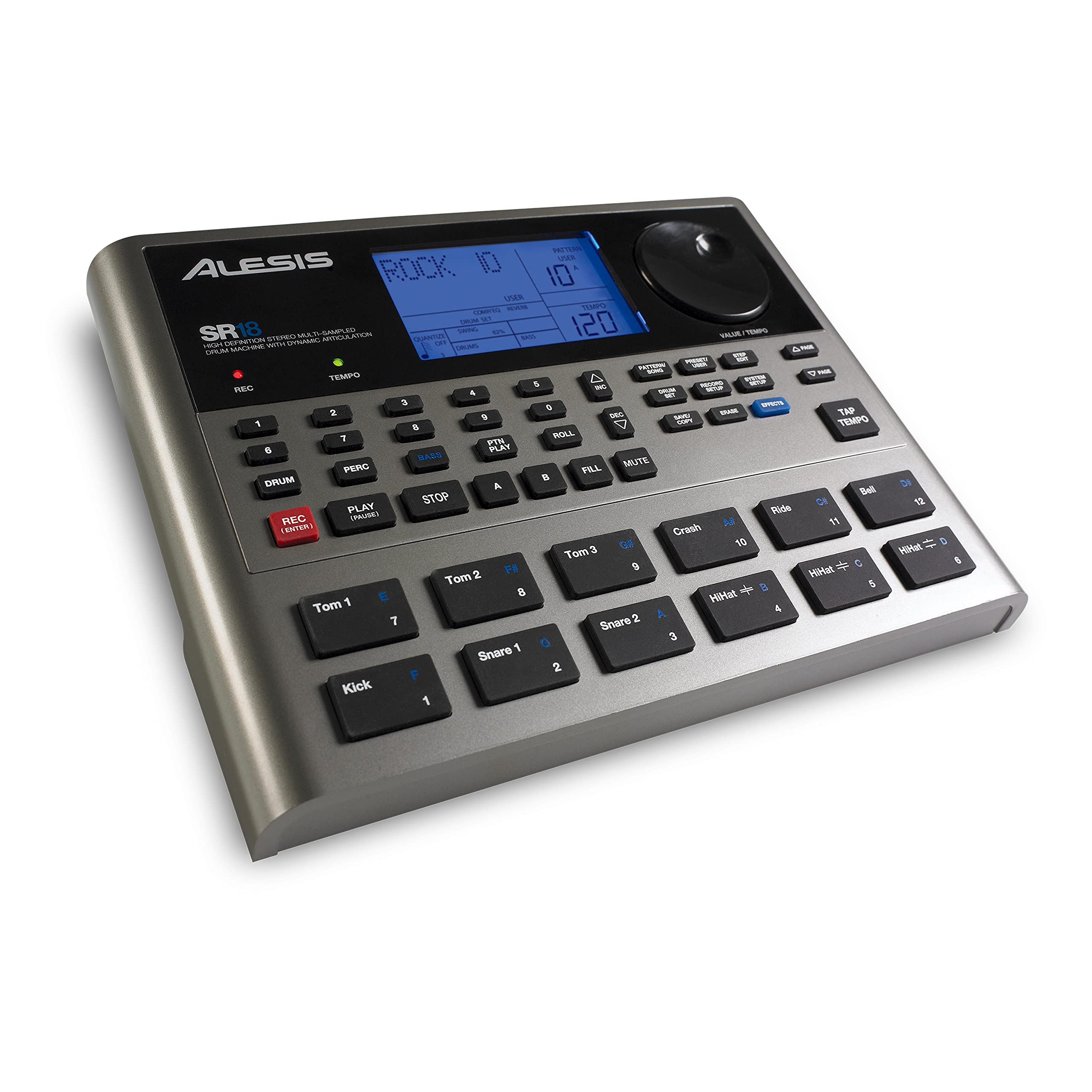 alesis-sr16-bo-te-rythmes-noire-12-pads-233-sons-midi image 8
