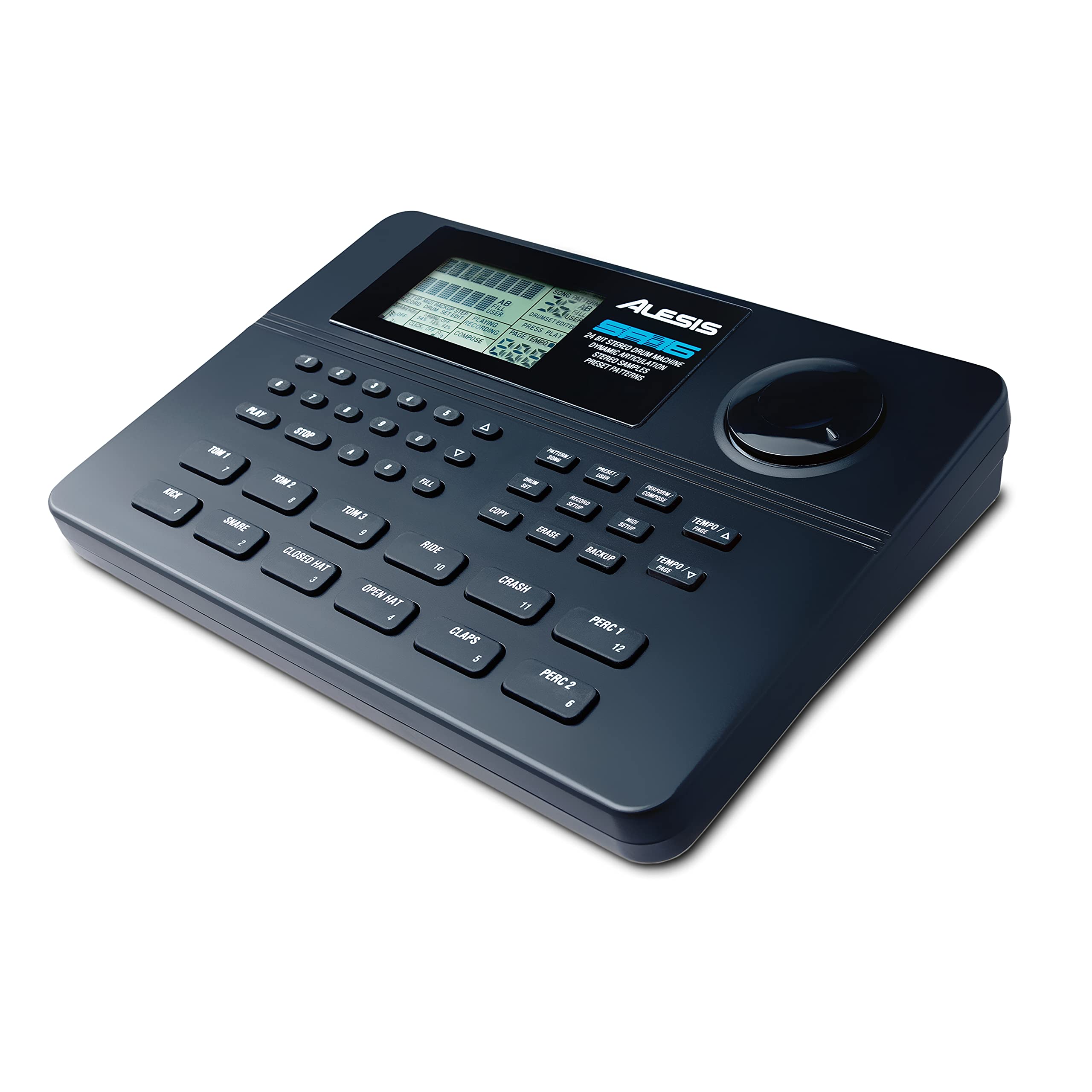 alesis-sr16-bo-te-rythmes-noire-12-pads-233-sons-midi image 1
