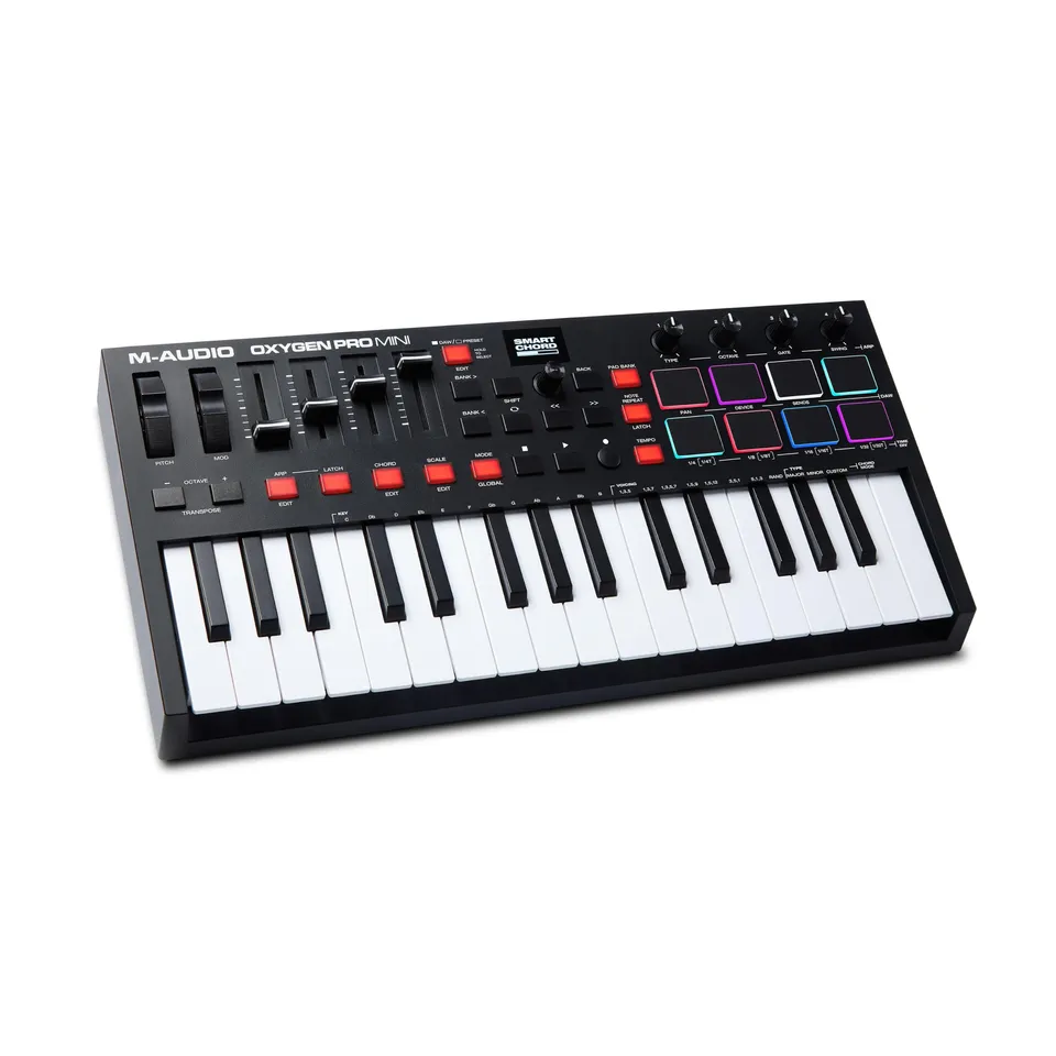 m-audio-oxygen-pro-mini-32-clavier-ma-tre-usb-noir-32-touches image 1