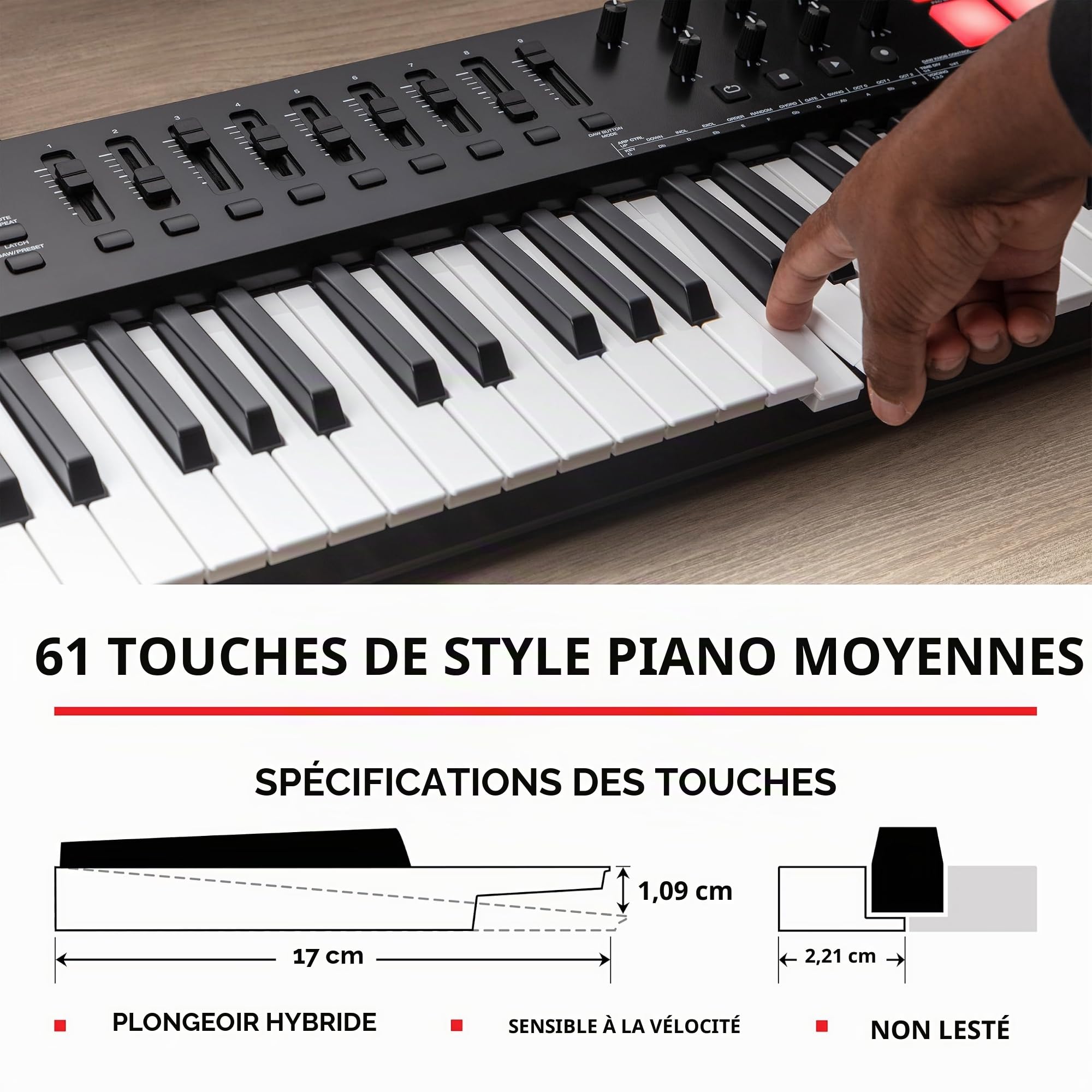 m-audio-oxygen-61-mkv-clavier-midi-61-touches image 4