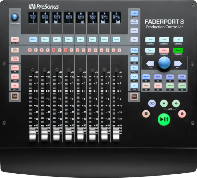 presonus-faderport-8-contr-leur-daw-8-faders-motoris-s-usb image 1