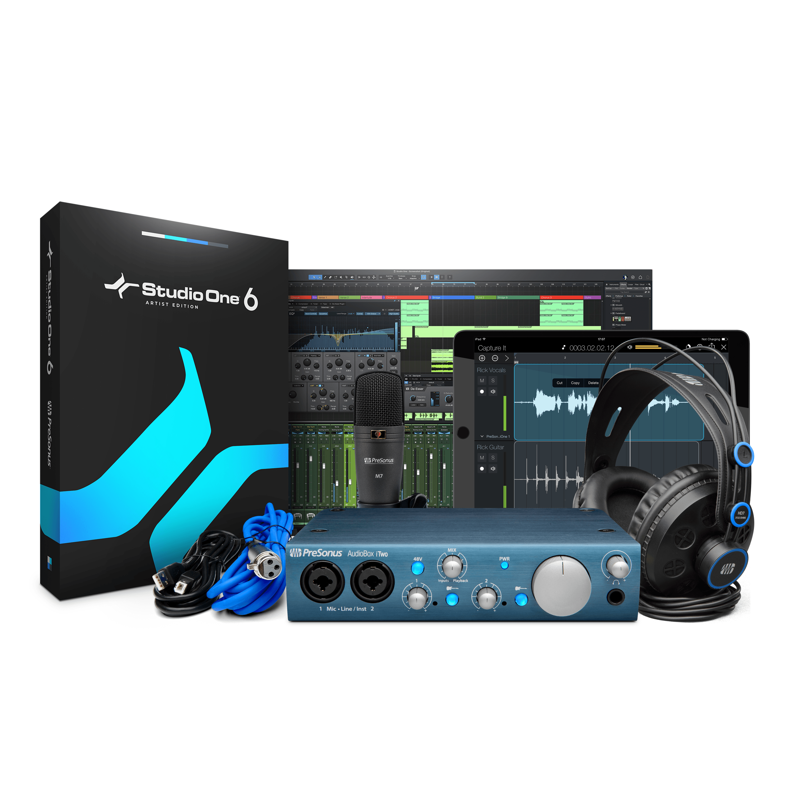 presonus-audiobox-itwo-studio-pack-interface-audio-midi-hd7 image 1