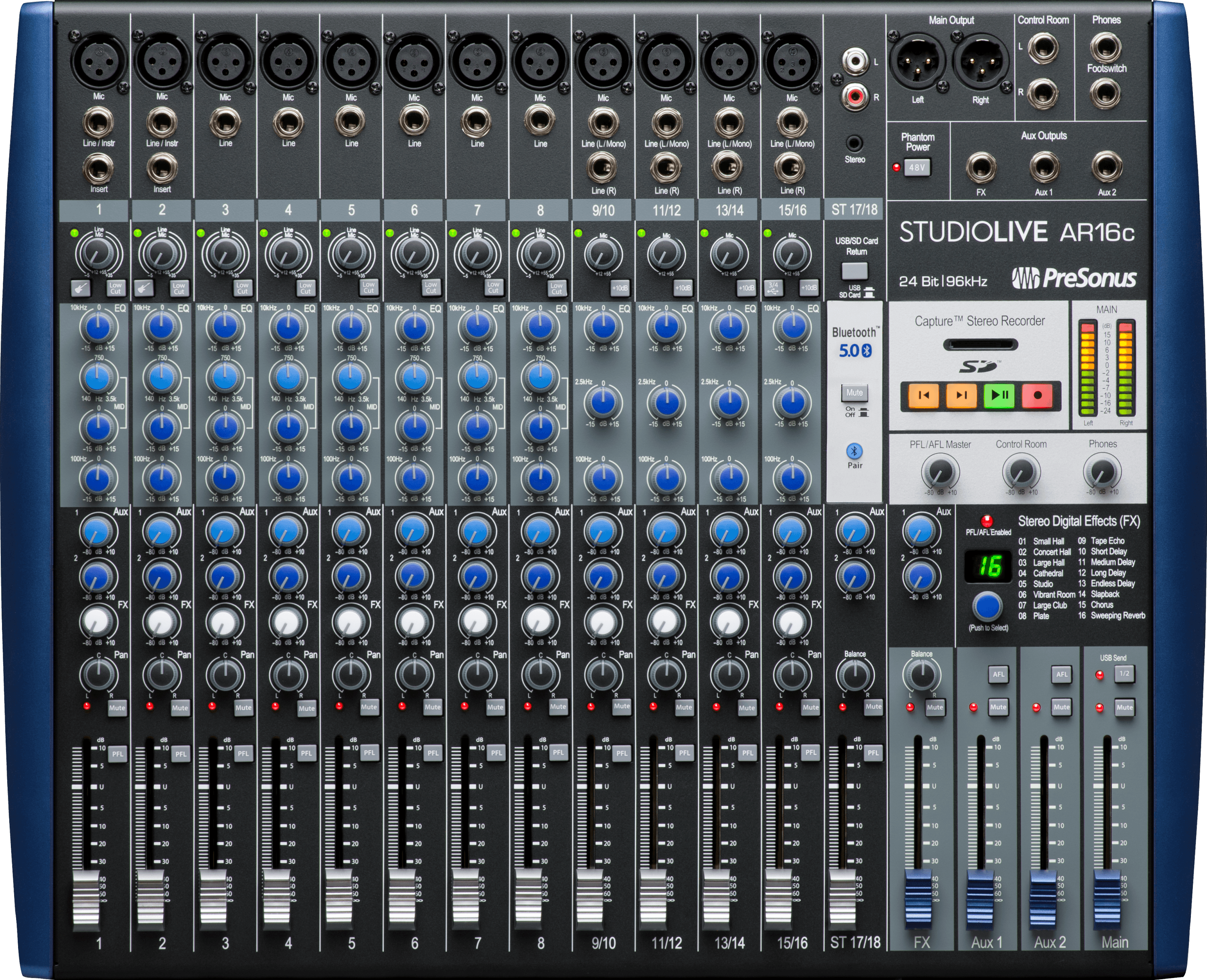 presonus-studiolive-ar16c-table-de-mixage-16-voies-usb-c image 1